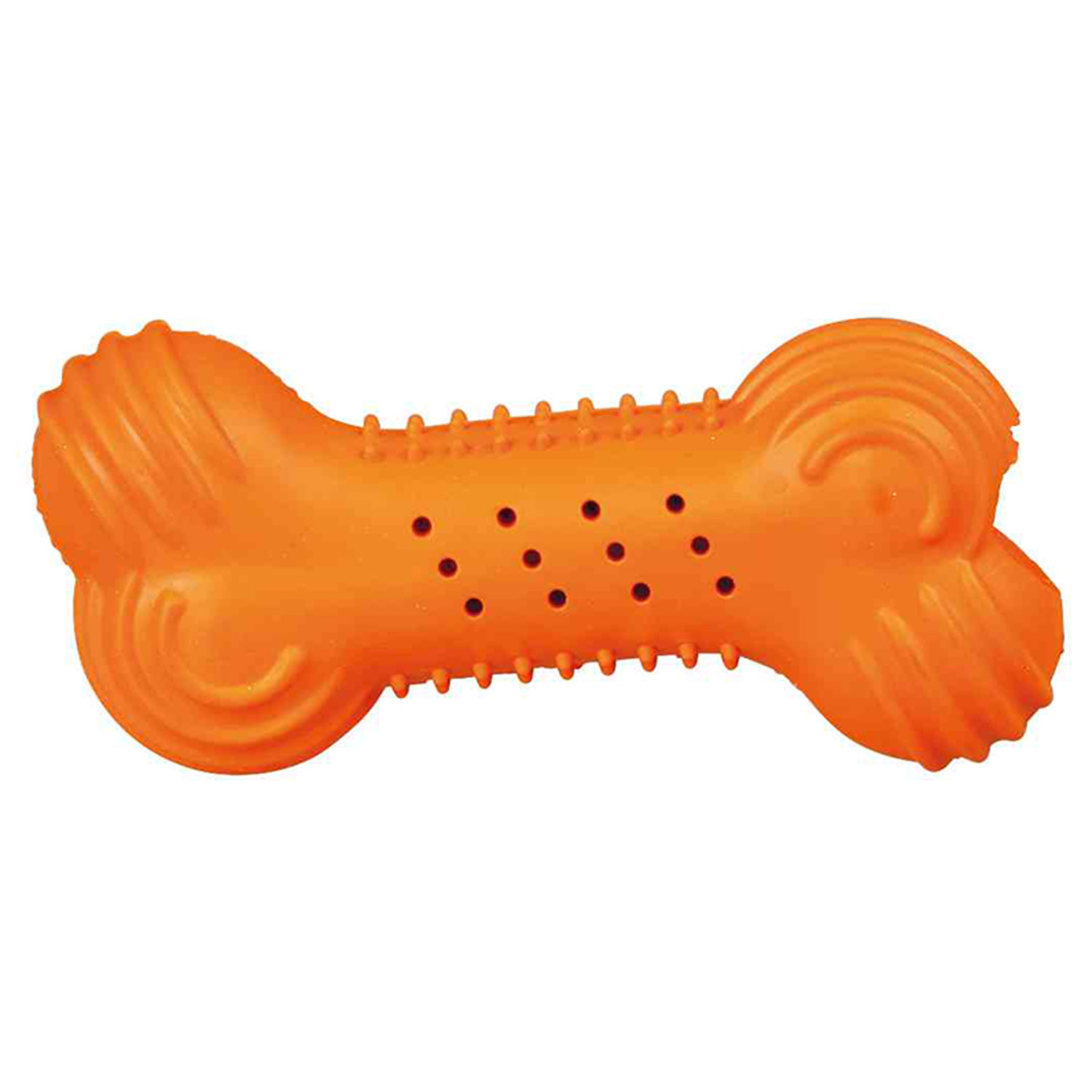 Hueso con Papel Crunch, Caucho Natural 11 cm