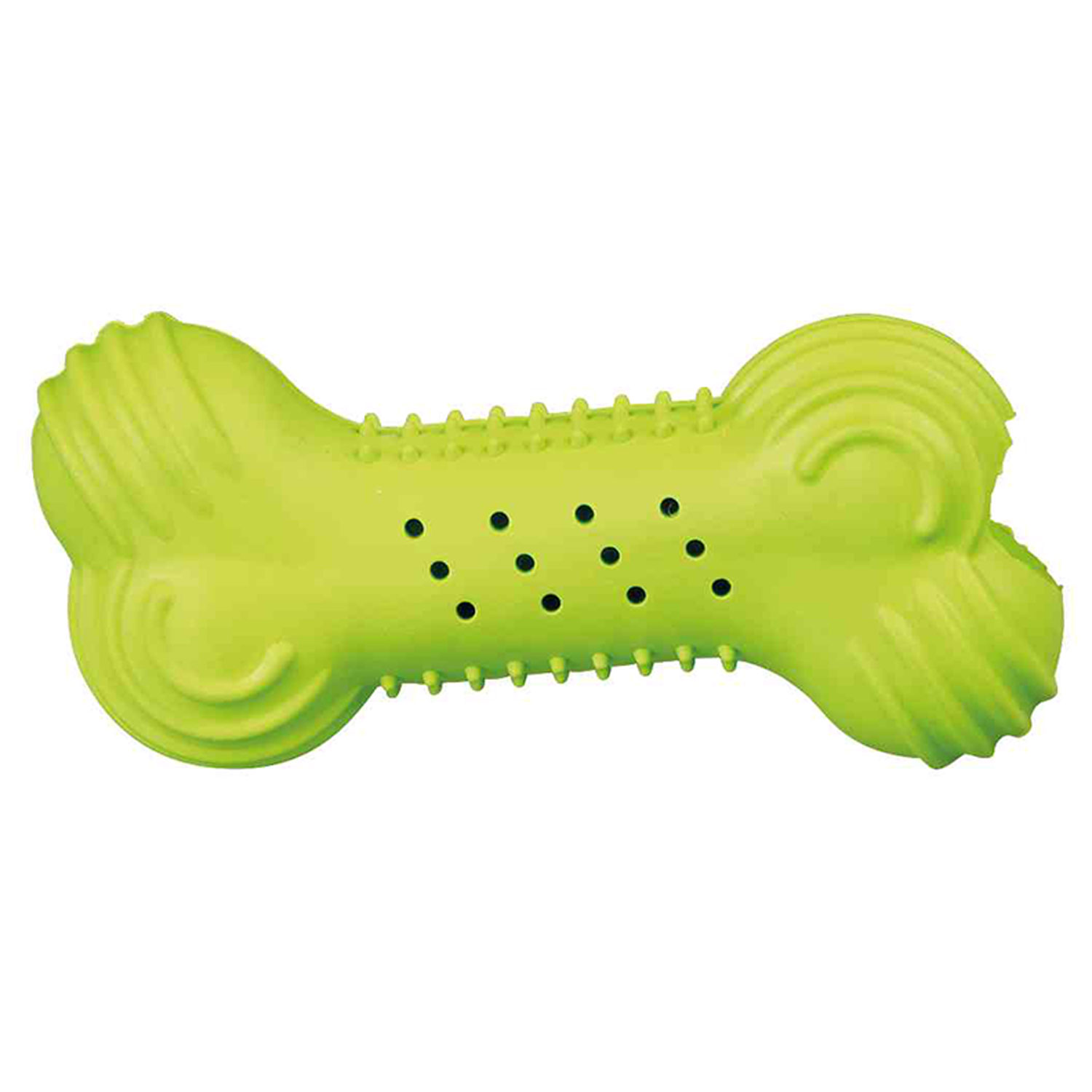 Hueso con Papel Crunch, Caucho Natural 11 cm