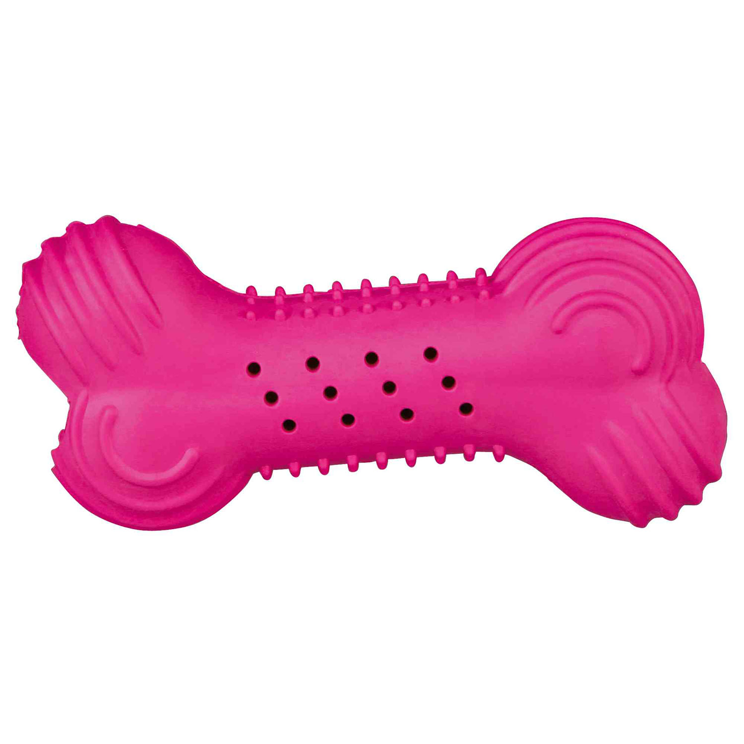 Hueso con Papel Crunch, Caucho Natural 11 cm