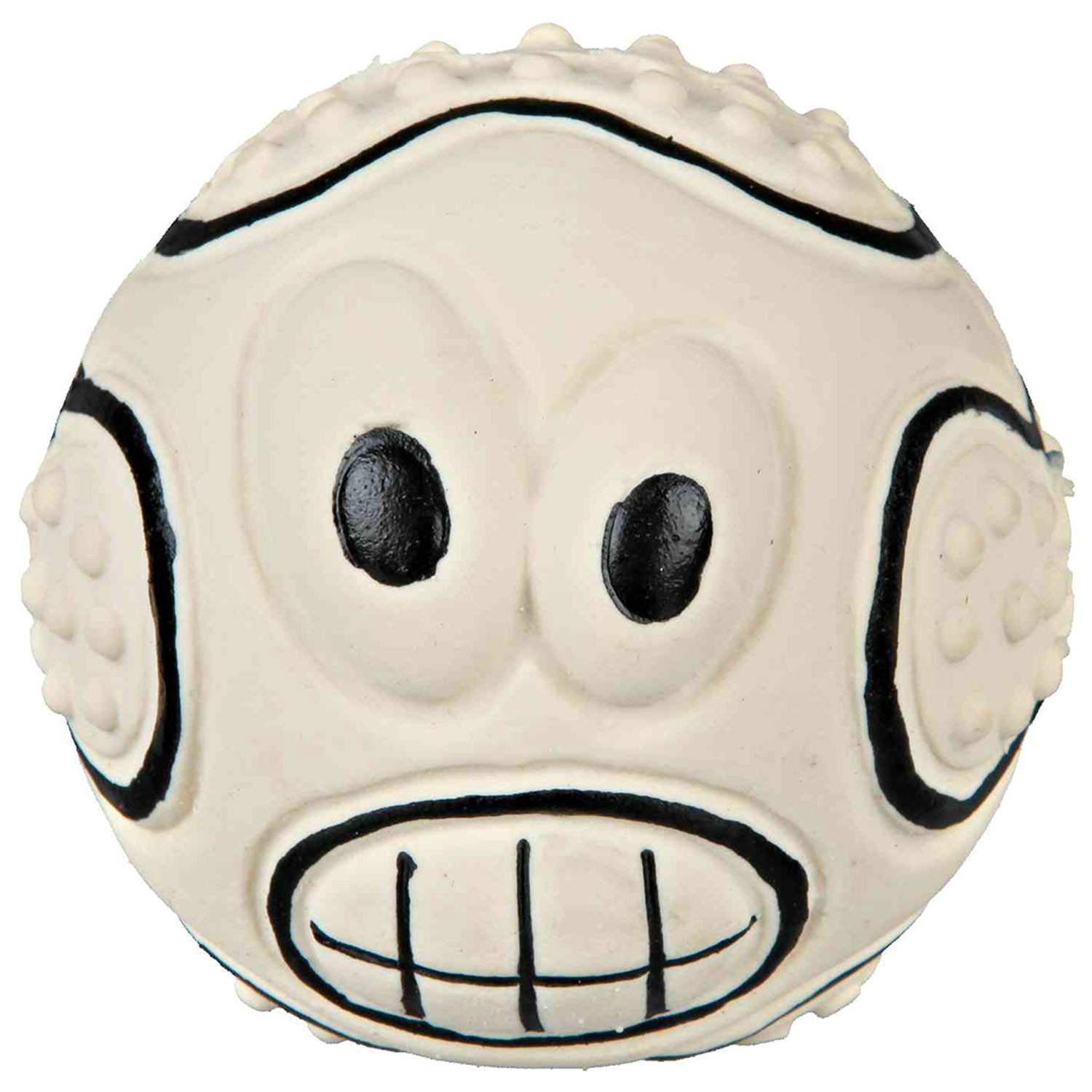 Pelota Juego, Látex, Surtido Caras/Colores, ø7.5 cm