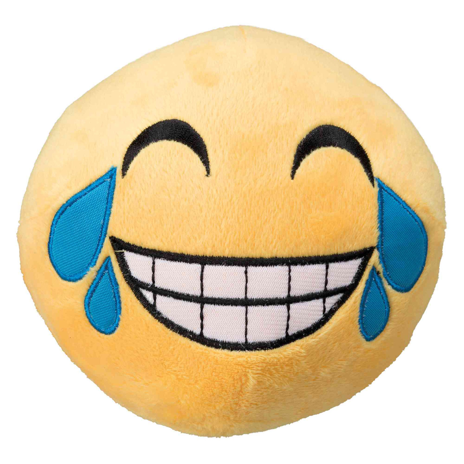 Emoticono de Risa, Grande, Peluche, ø14 cm