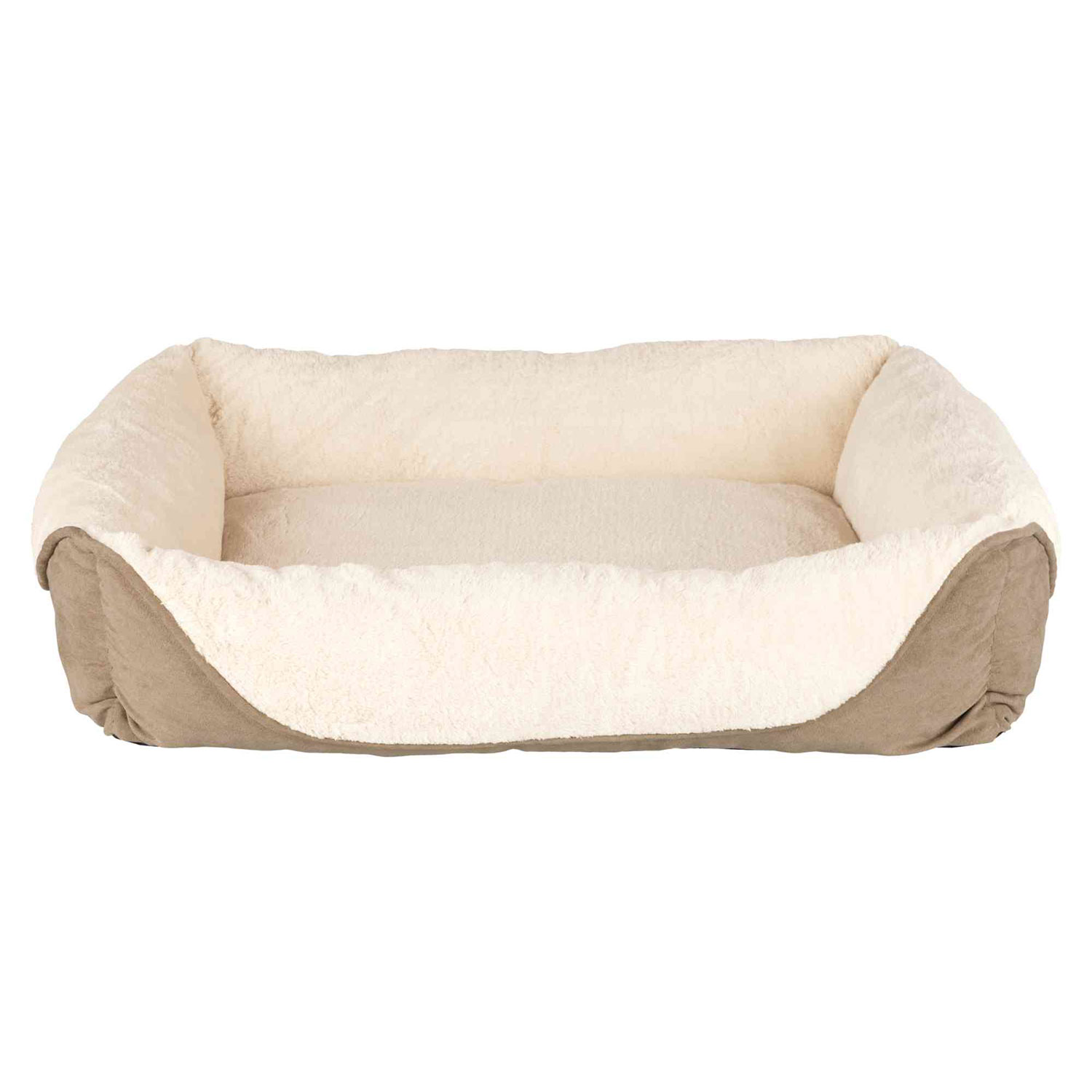 Cama Pippa, 60 × 50 cm, Marrón Claro-Crema