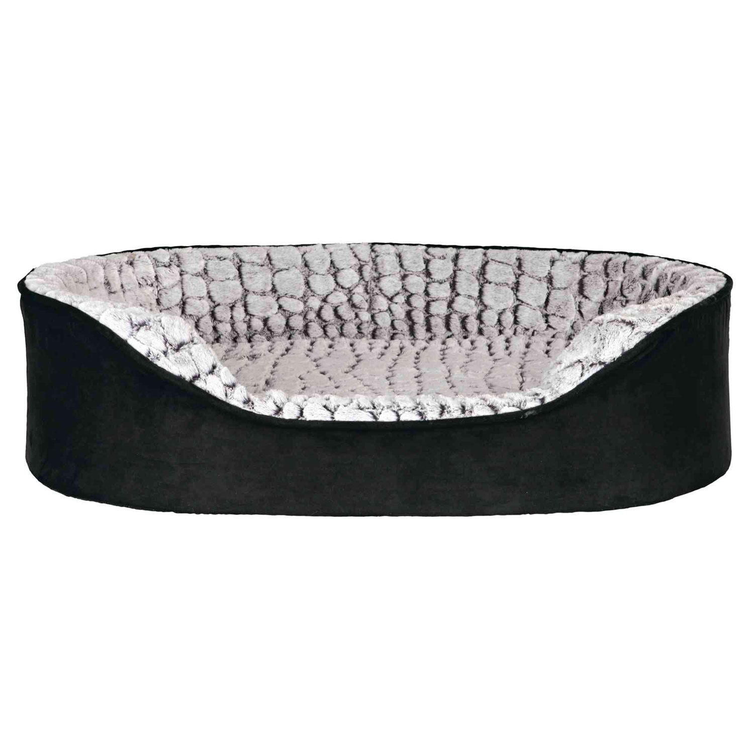 Cama Vital Lino, 60 × 45 cm, Negro-Gris