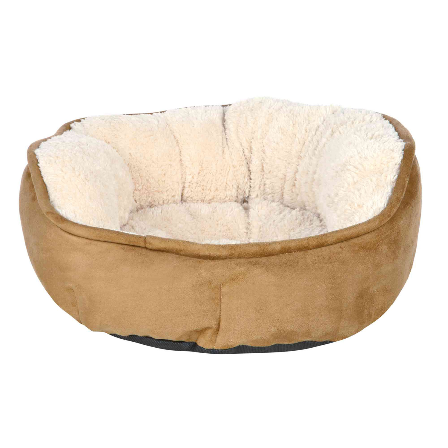 Cama Othello, ø50 cm, Marrón-Beige