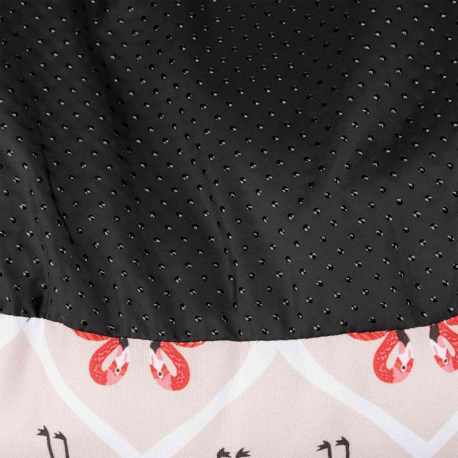 Cama Flamingo, 50 × 40 cm, Rosa-Gris-Crema