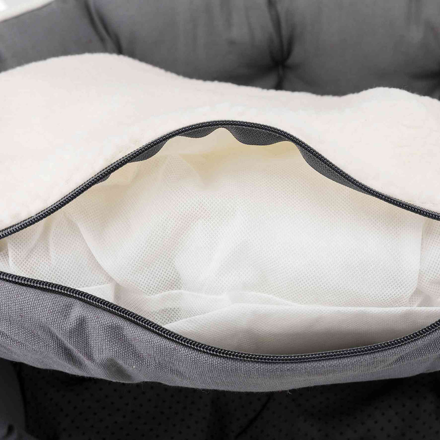 Cama Flamingo, 50 × 40 cm, Rosa-Gris-Crema