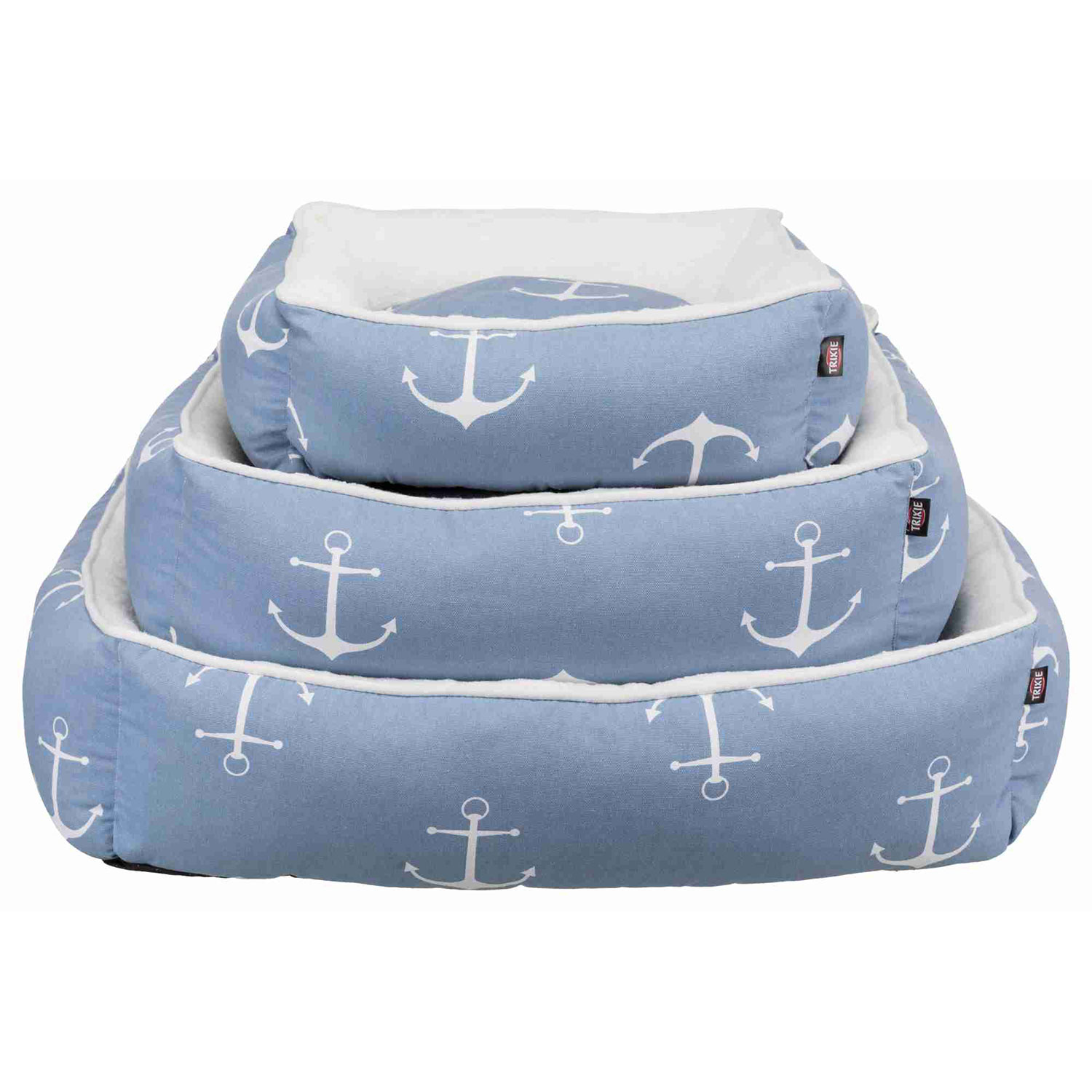 Cama Anchor, 50 × 40 cm, Azul-Blanco
