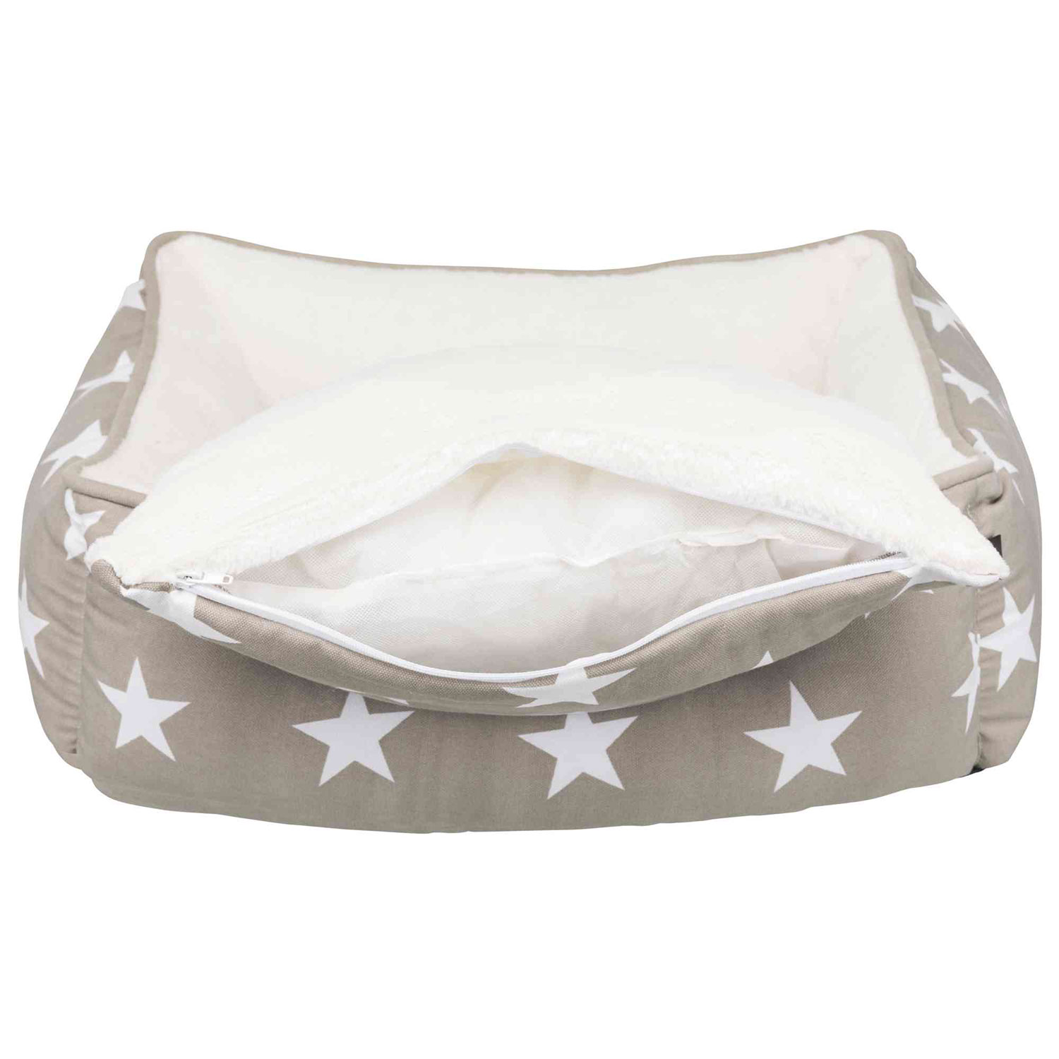 Cama Stars, 50 × 40 cm, Gris topo-Blanco