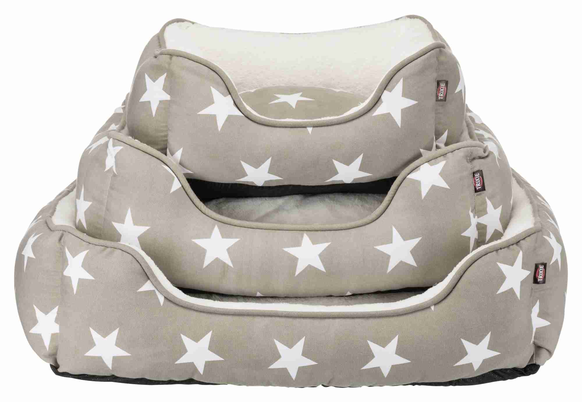 Cama Stars, 50 × 40 cm, Gris topo-Blanco