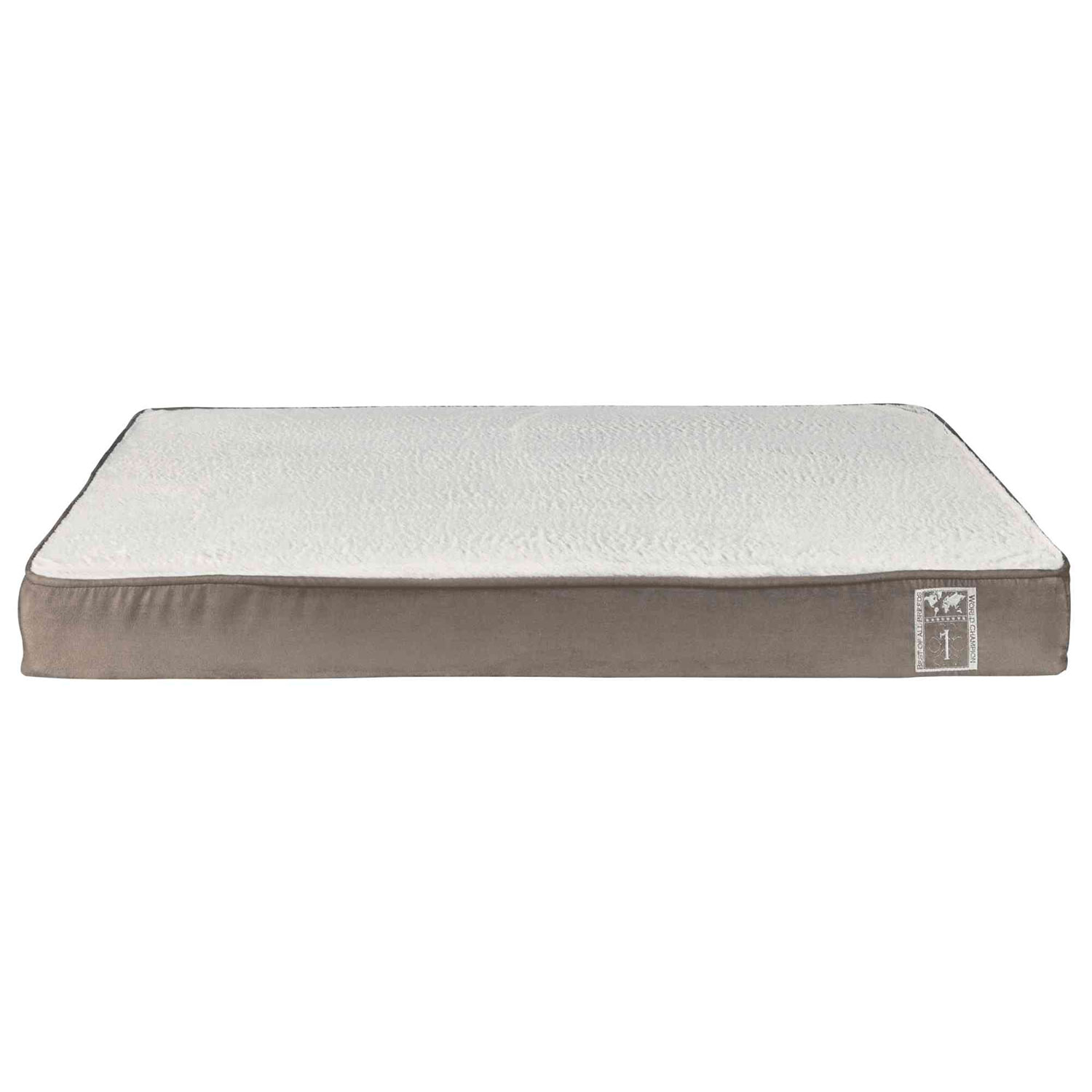 Cojín Vital Best Of All, 60 × 40 cm, Gris topo-Gris Claro