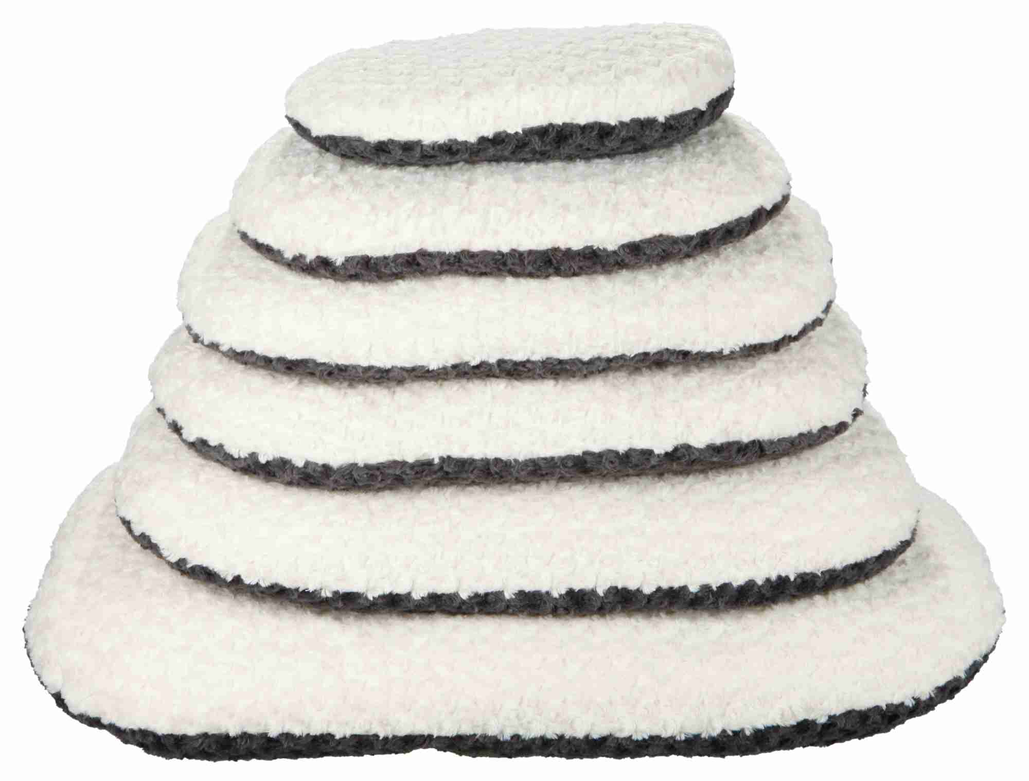 Cojín Kaline, 44 × 31 cm, Crema-Gris