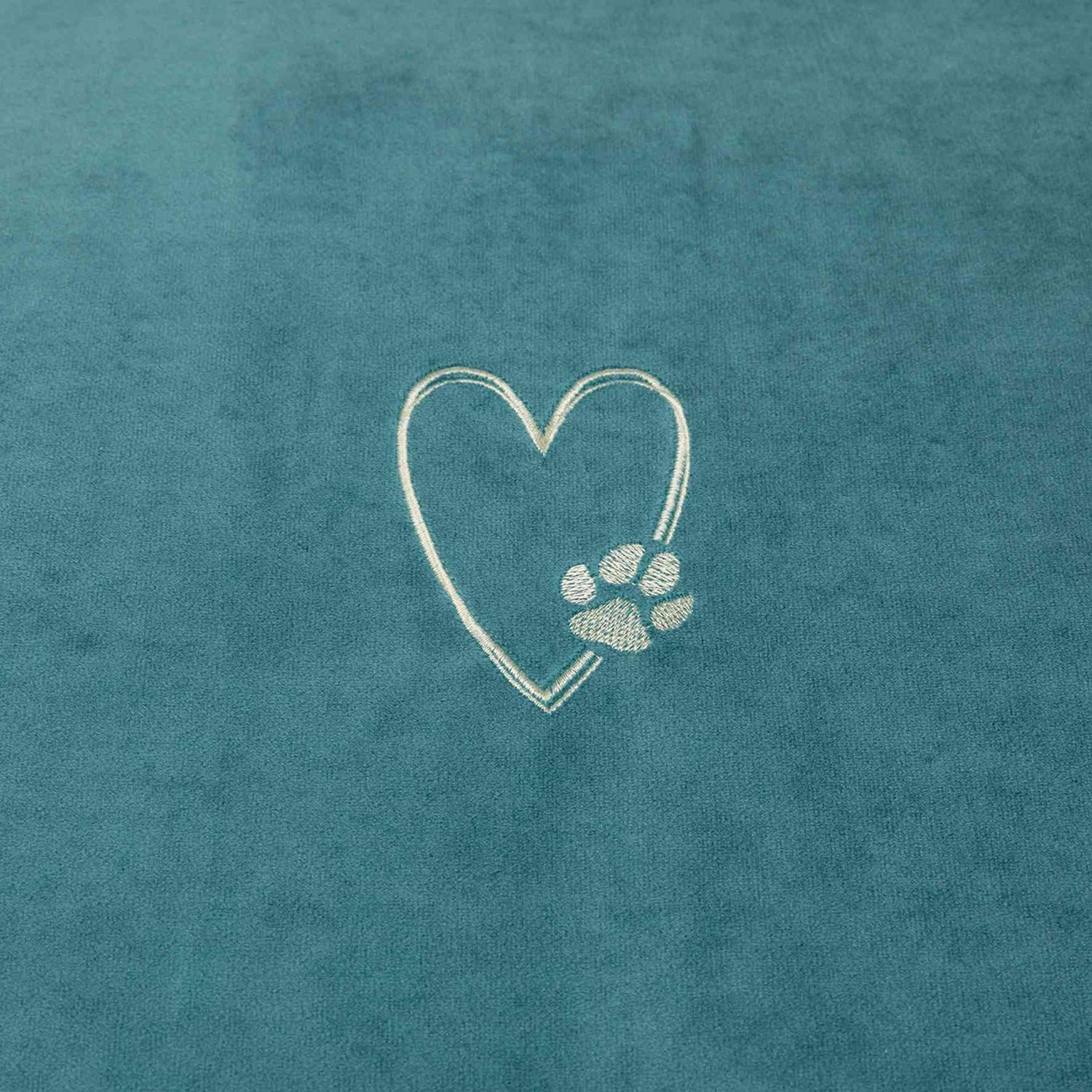 Cojín Pets Home, 60 × 40 cm, Azul Petróleo