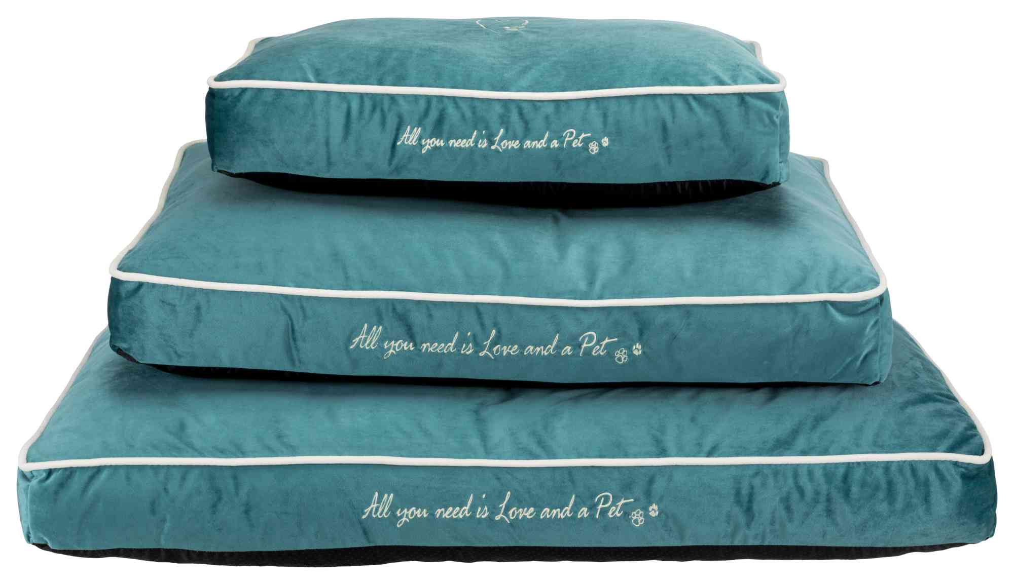 Cojín Pets Home, 60 × 40 cm, Azul Petróleo