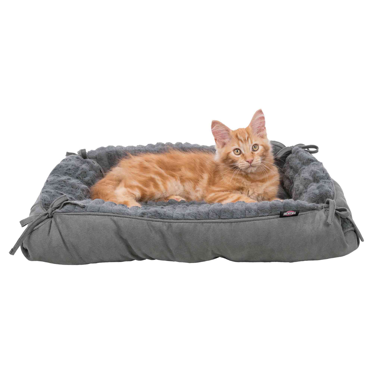 Cama-Cojín Relax, 57 × 45 cm/70 × 60 cm, Antracita