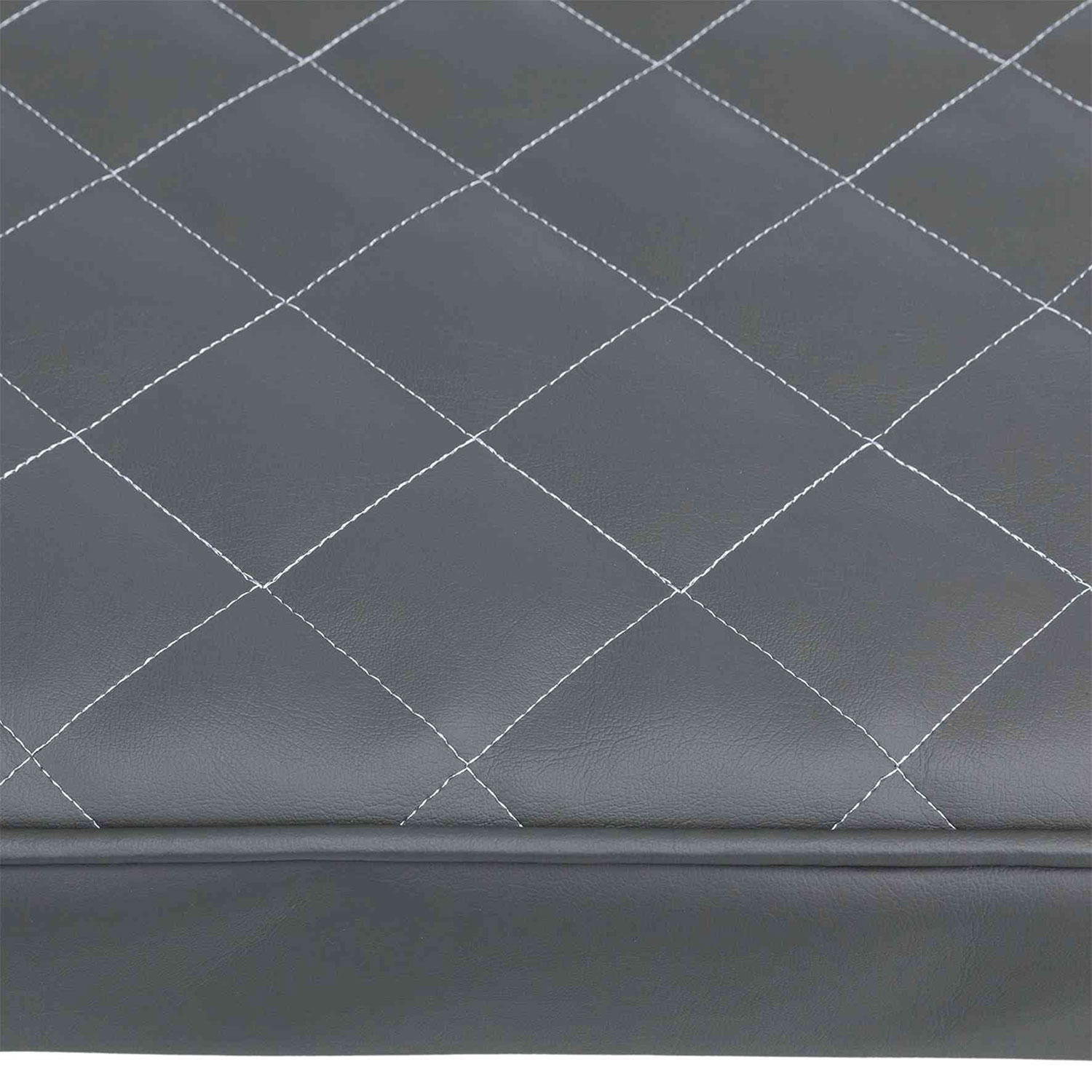 Cojín Vital Santo, Ecopiel, 60 × 40 cm, Gris