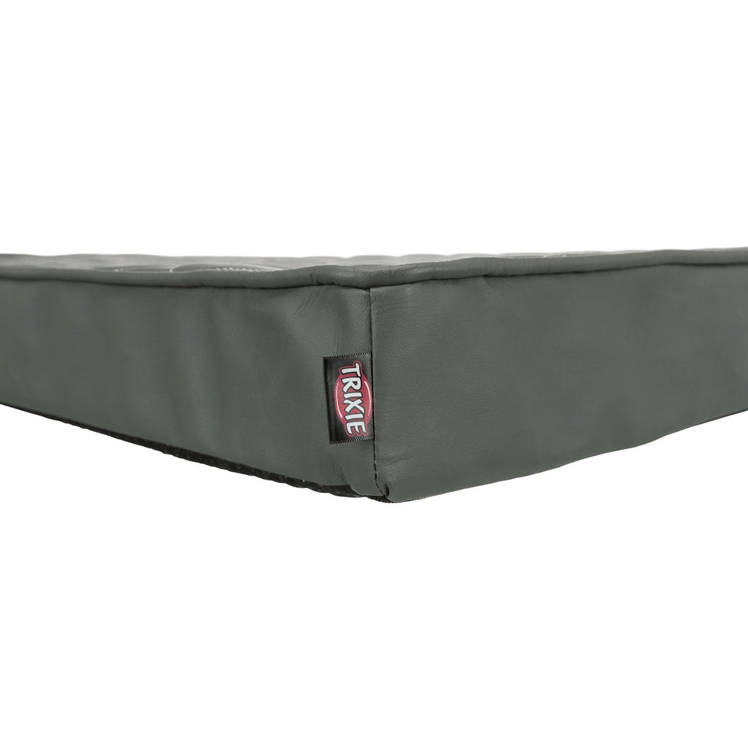 Cojín Vital Santo, Ecopiel, 60 × 40 cm, Gris