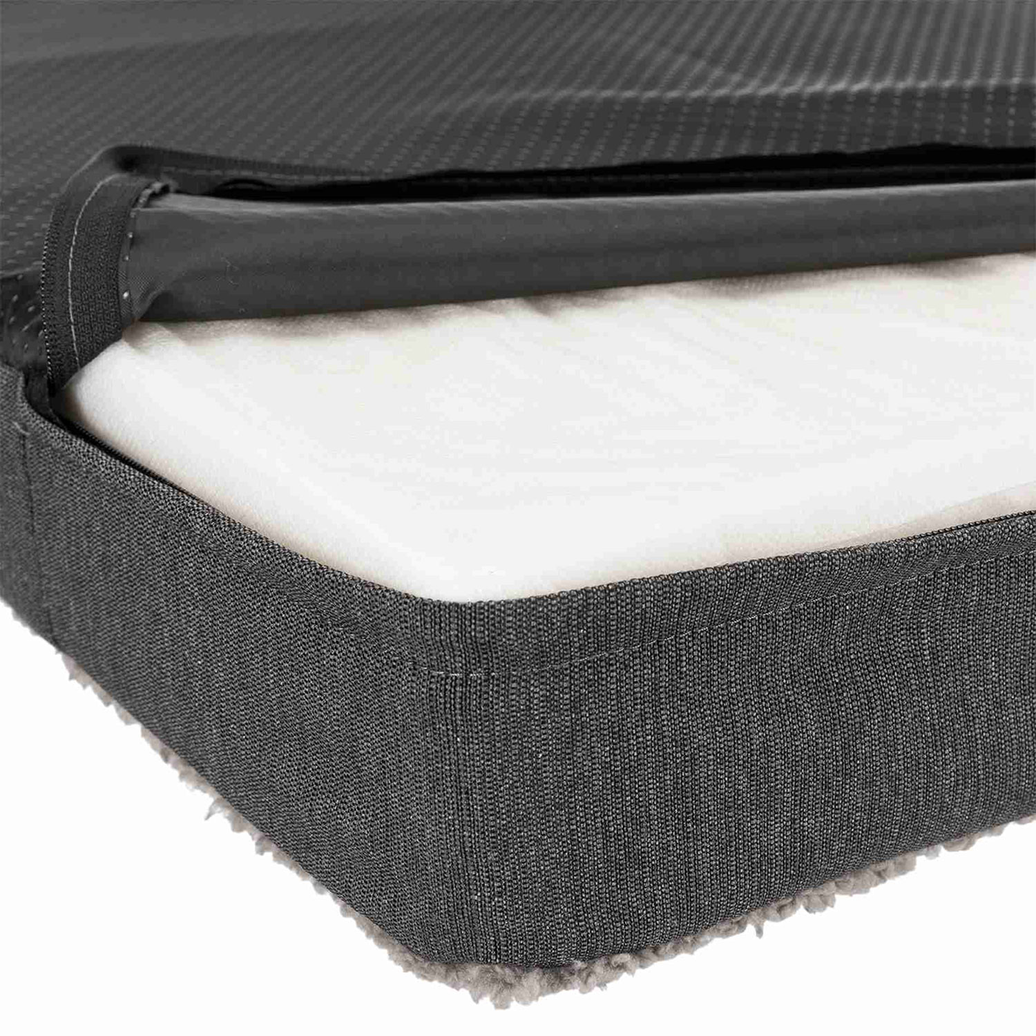 Cojín Vital Bendson Plegable, 120 × 85 cm, Gris oscuro-Gris claro