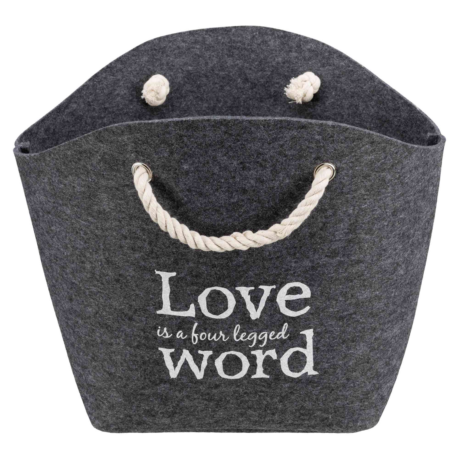 Bolsa-Cueva suave Polly, 50 x 38 x 20 cm, Gris