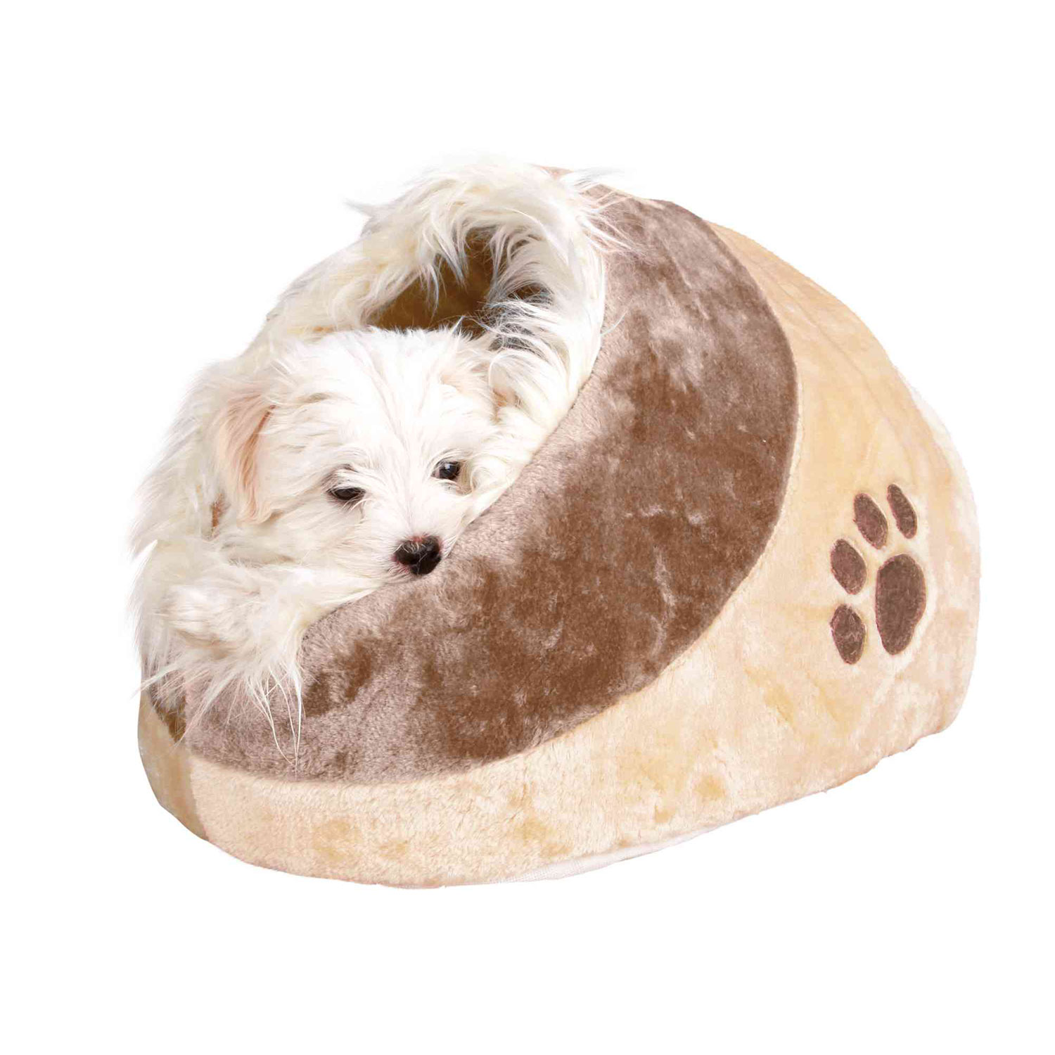 Cueva Suave Minou, 35 x 26 x 41 cm, Beige-Marrón