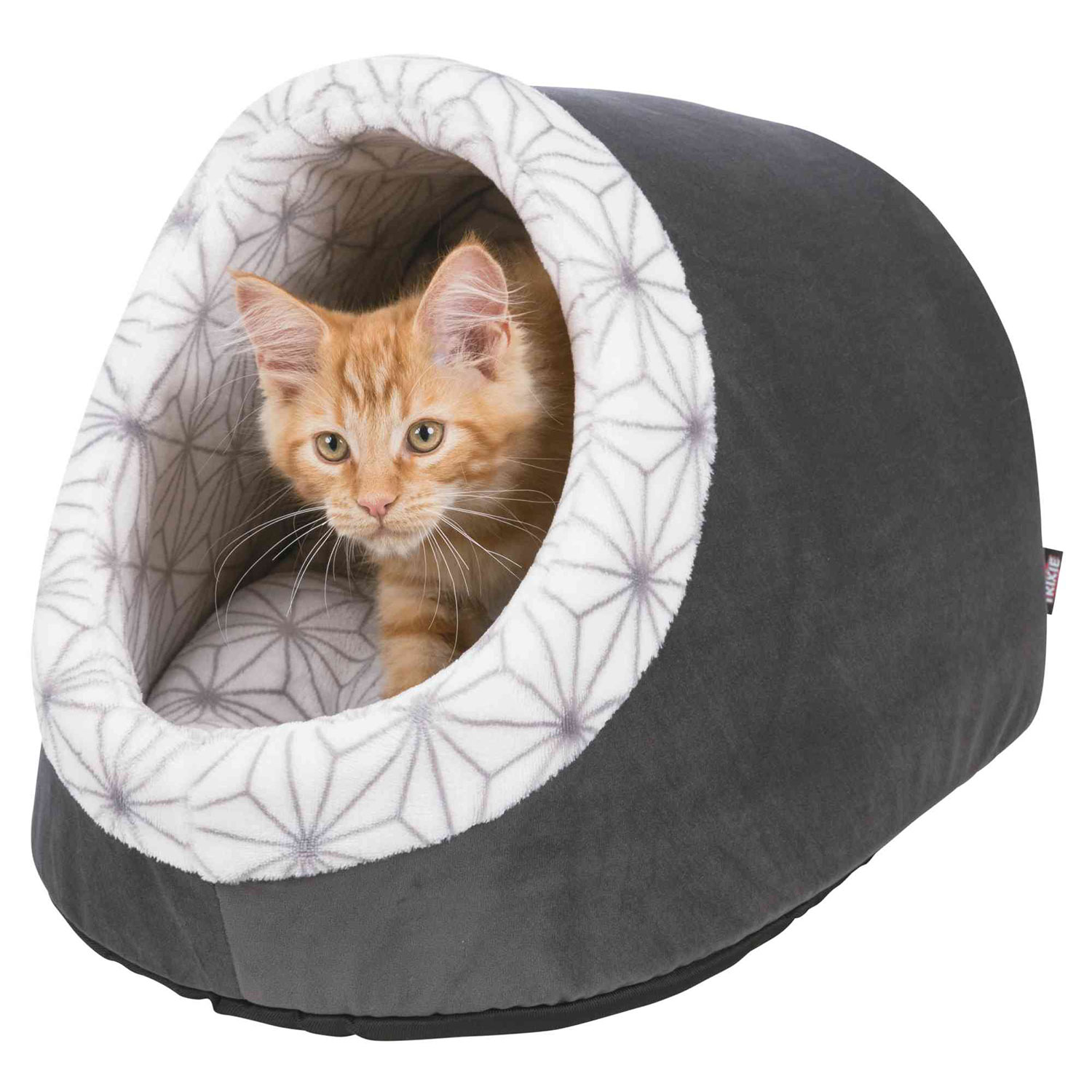 Cueva Suave Diamond, 35 × 26 × 40 cm, Antracita-Blanco