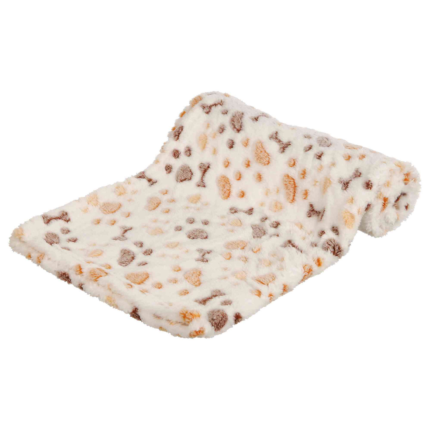 Manta Lingo, 75 × 50 cm, Blanco-Beige