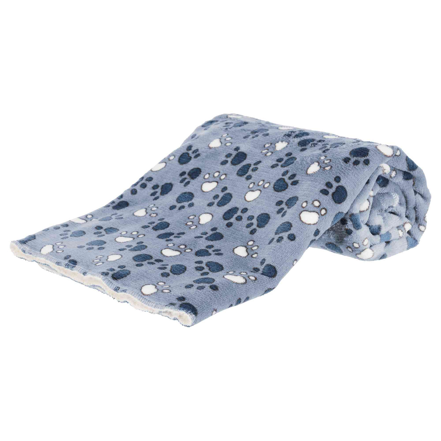 Manta Tammy, 100 × 70 cm, Azul-Beige