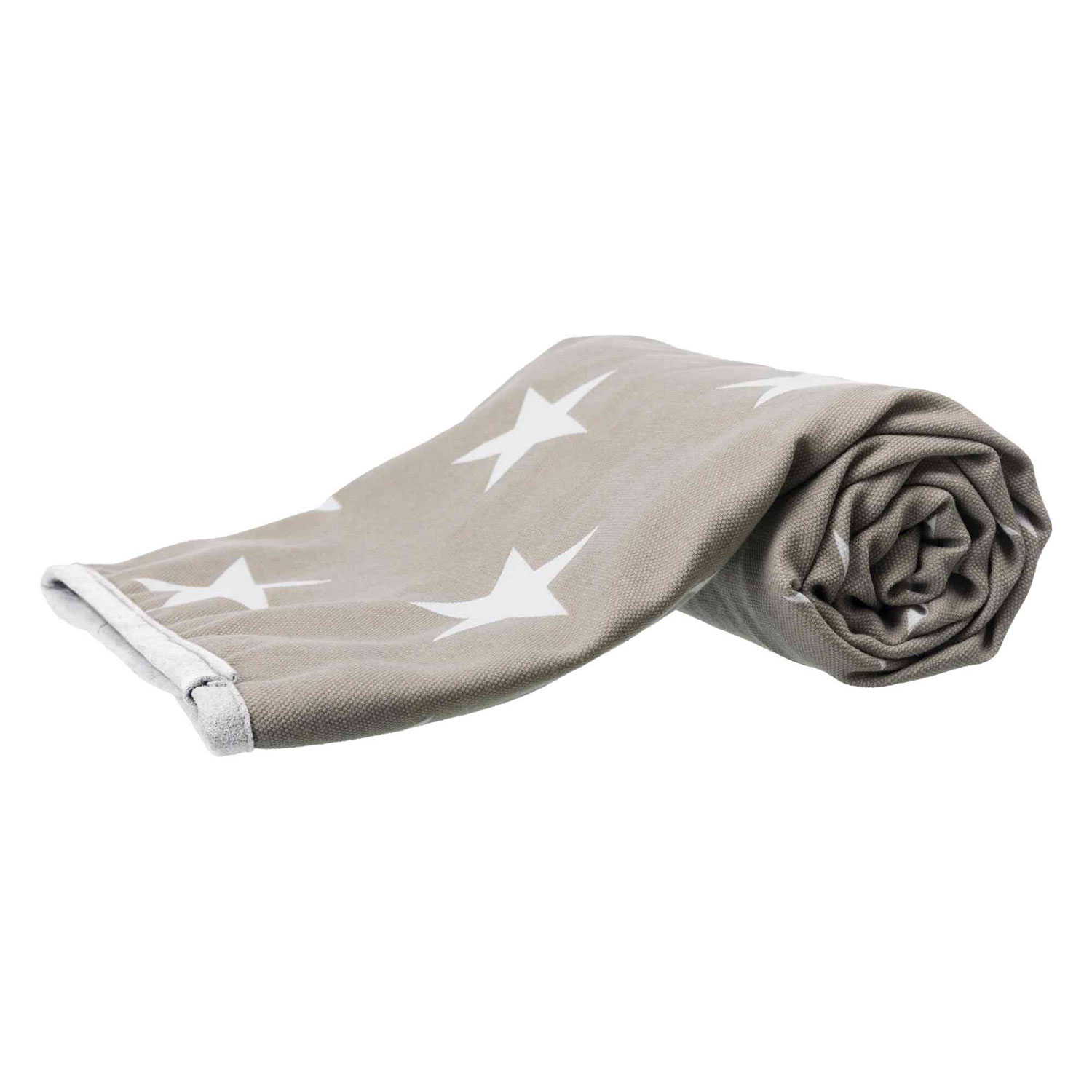 Manta Stars, 100 × 70 cm, Gris topo-Blanco