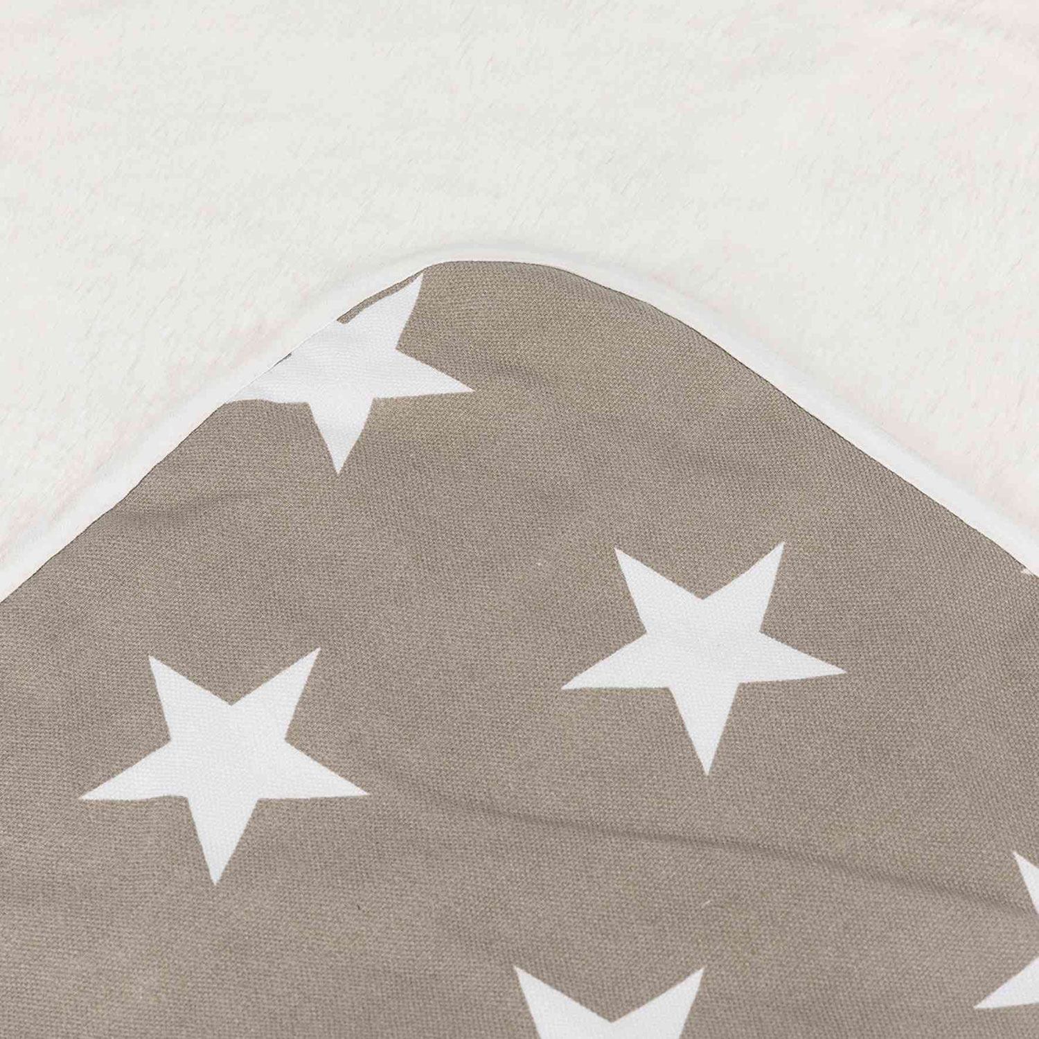Manta Stars, 100 × 70 cm, Gris topo-Blanco