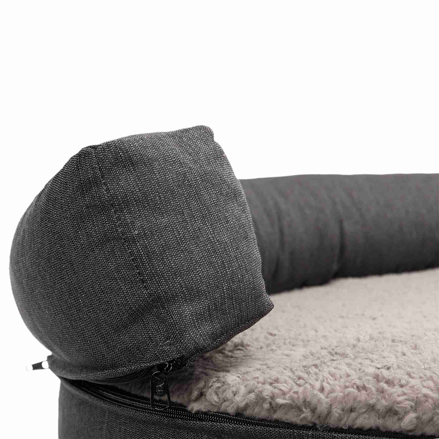Sofá Vital Bendson, 75 × 60 cm, Gris Oscuro-Gris Claro