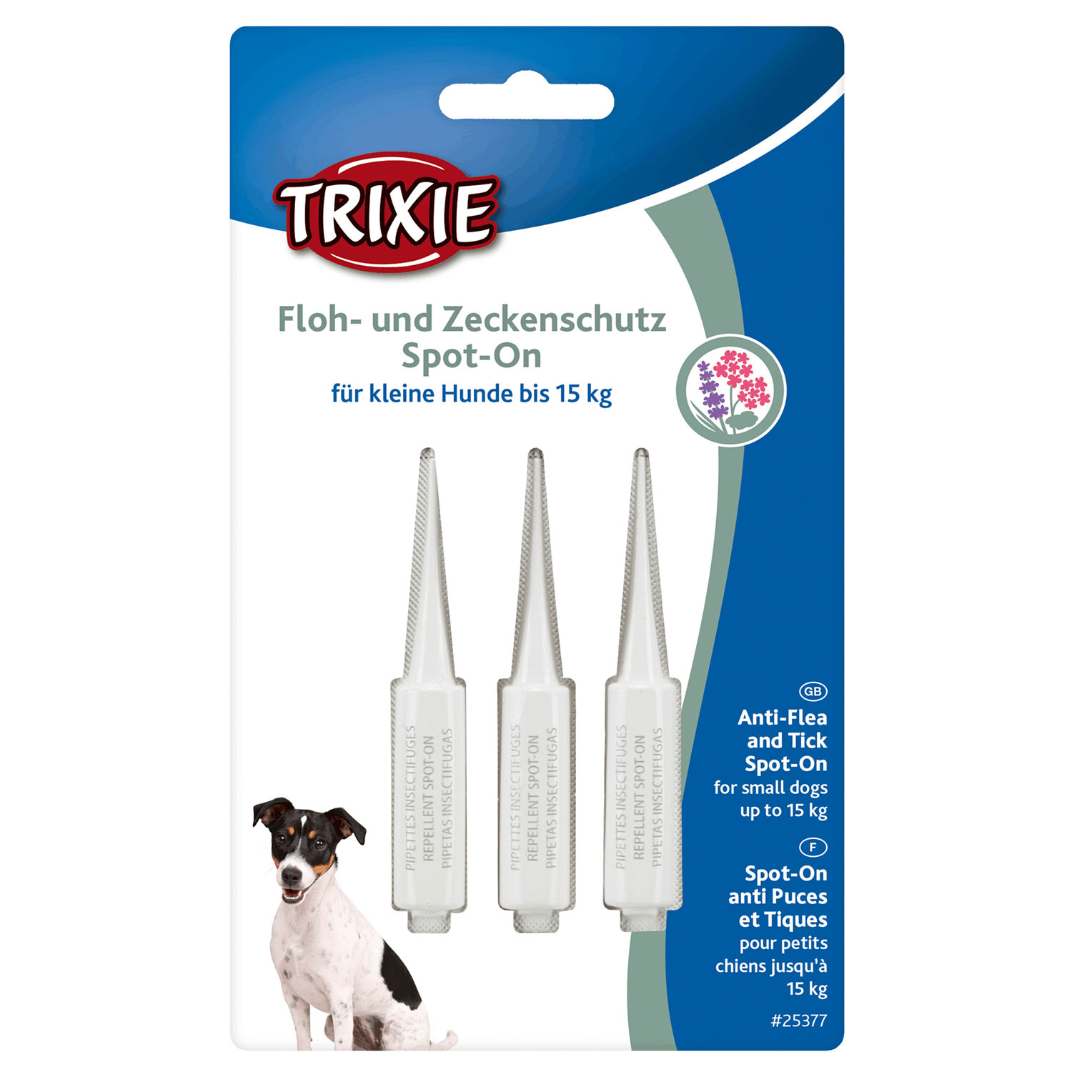 Spot On, Repelente Pulgas y Garrapatas, Perros Medianos, 3 × 1,5 ml