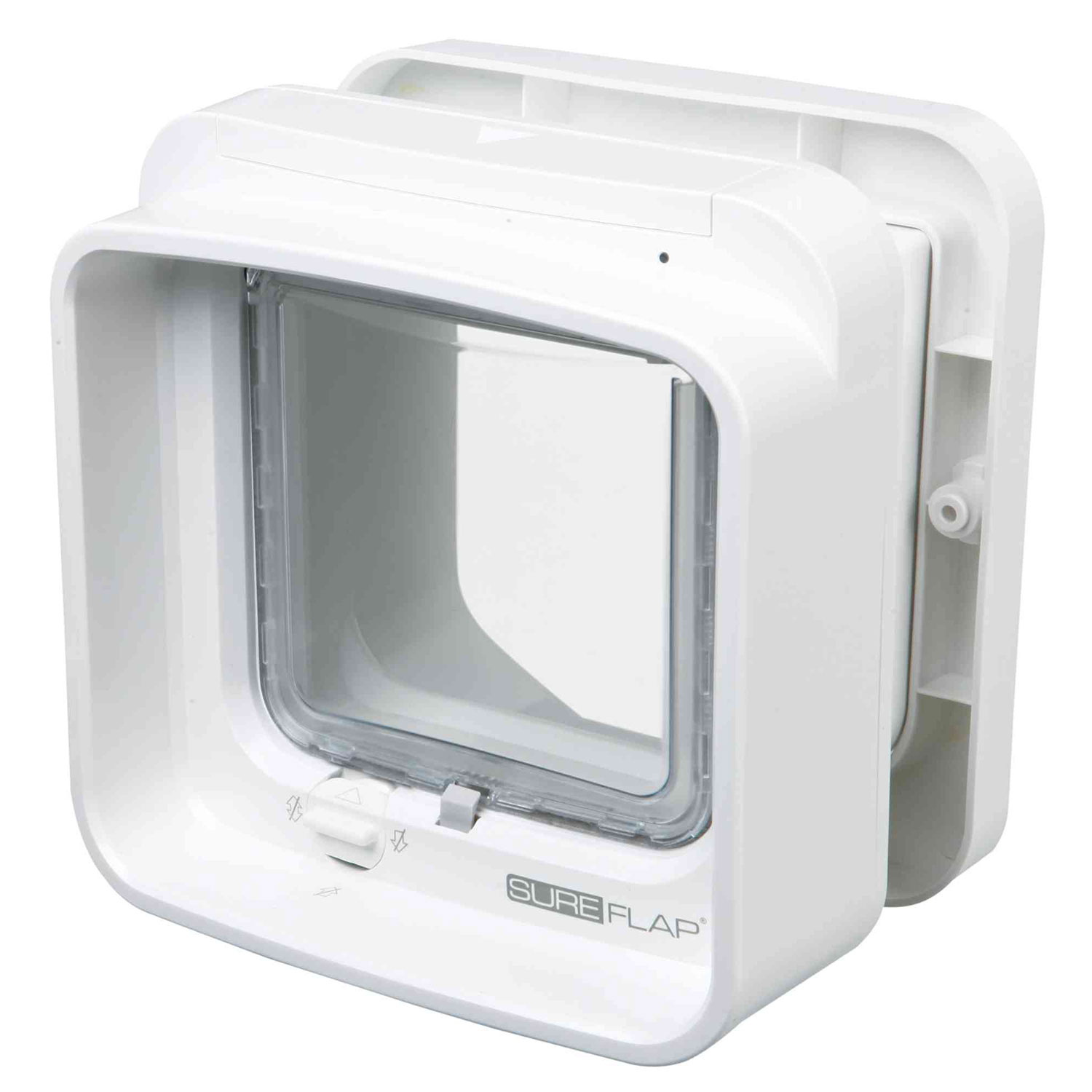 Trampilla SureFlap DualScan, Microchip, 21 × 21 cm, Blanco