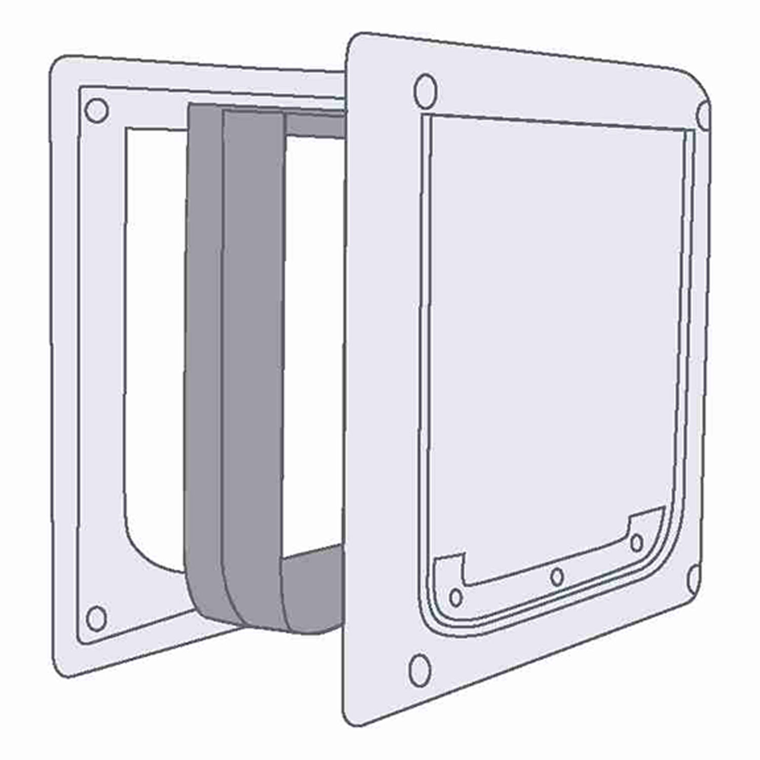 Elemento Túnel para ref. 3872, Blanco