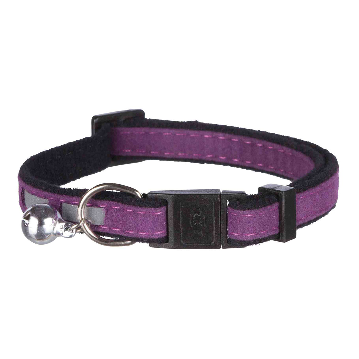 Collar Gatos, Reflectante, Terciopelo