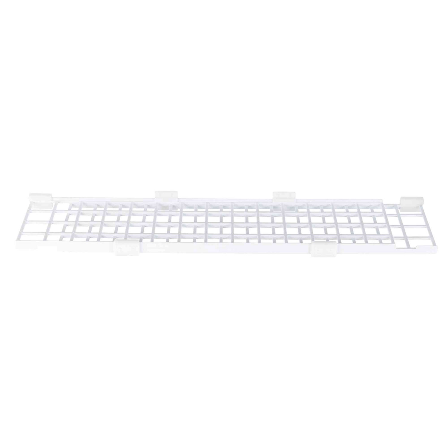Rejilla protectora ventana, 75–125 × 16 cm, Blanco
