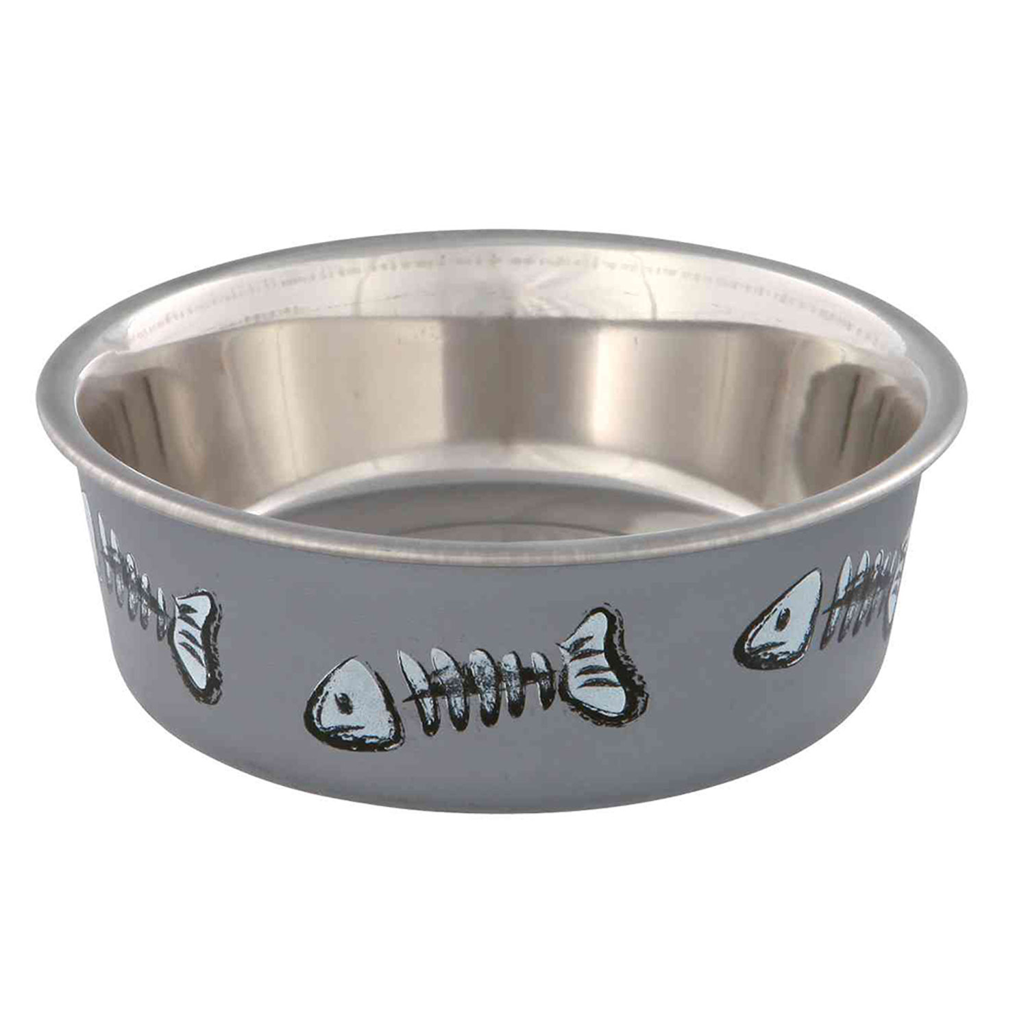 Comedero Acero Inox, Resistente, 0.3 l, ø12 cm, Variado