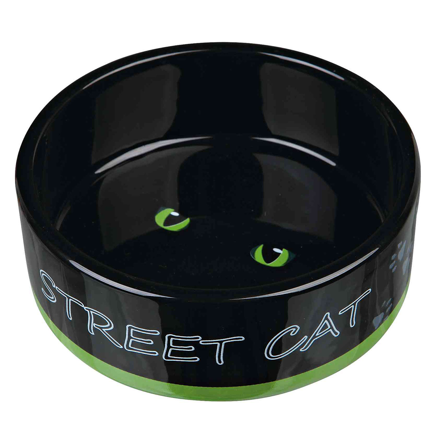 Comedero Cerámica Street Cat, 0.3 l/ø12 cm