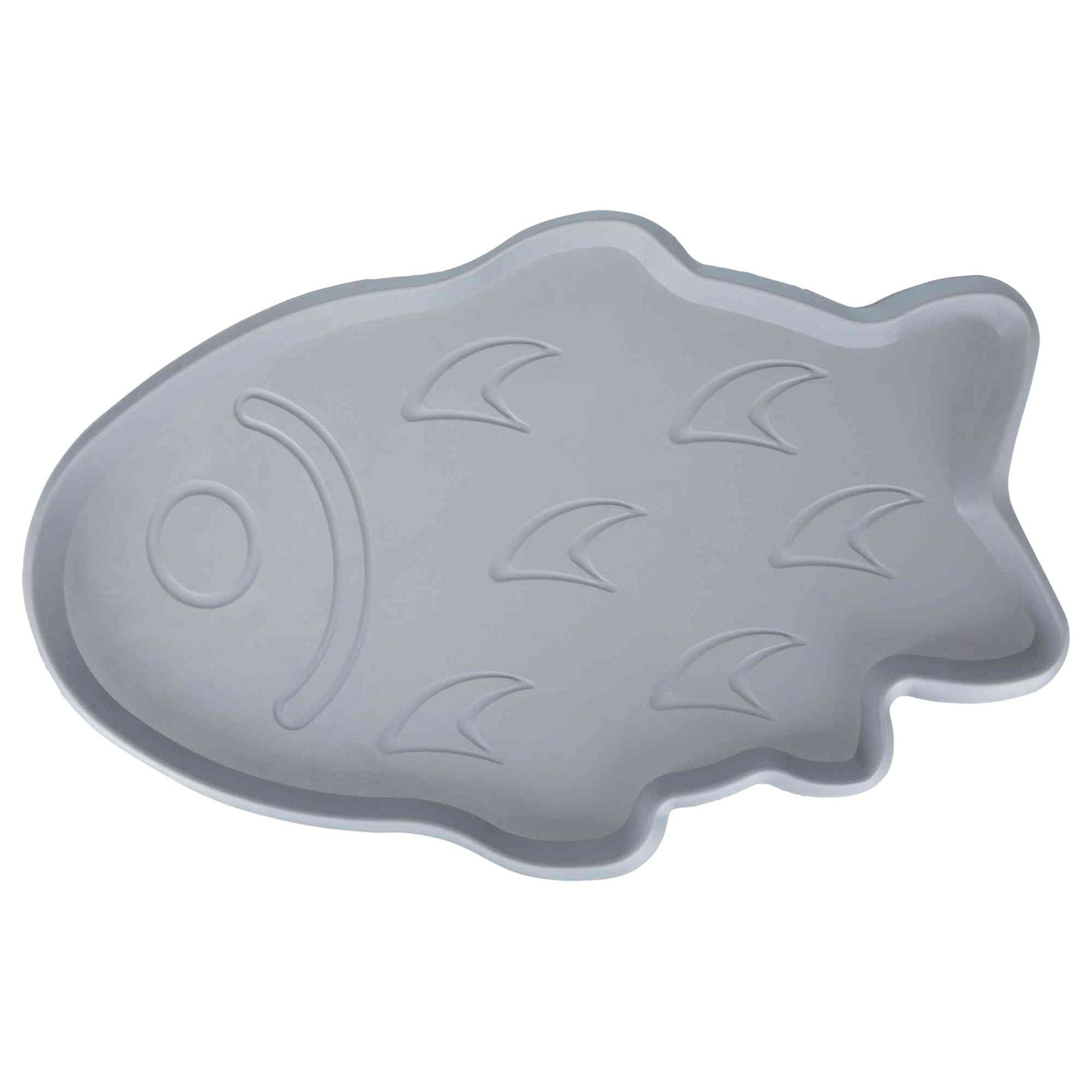 Salvamanteles, Caucho Natural, 35 × 22 cm, Gris