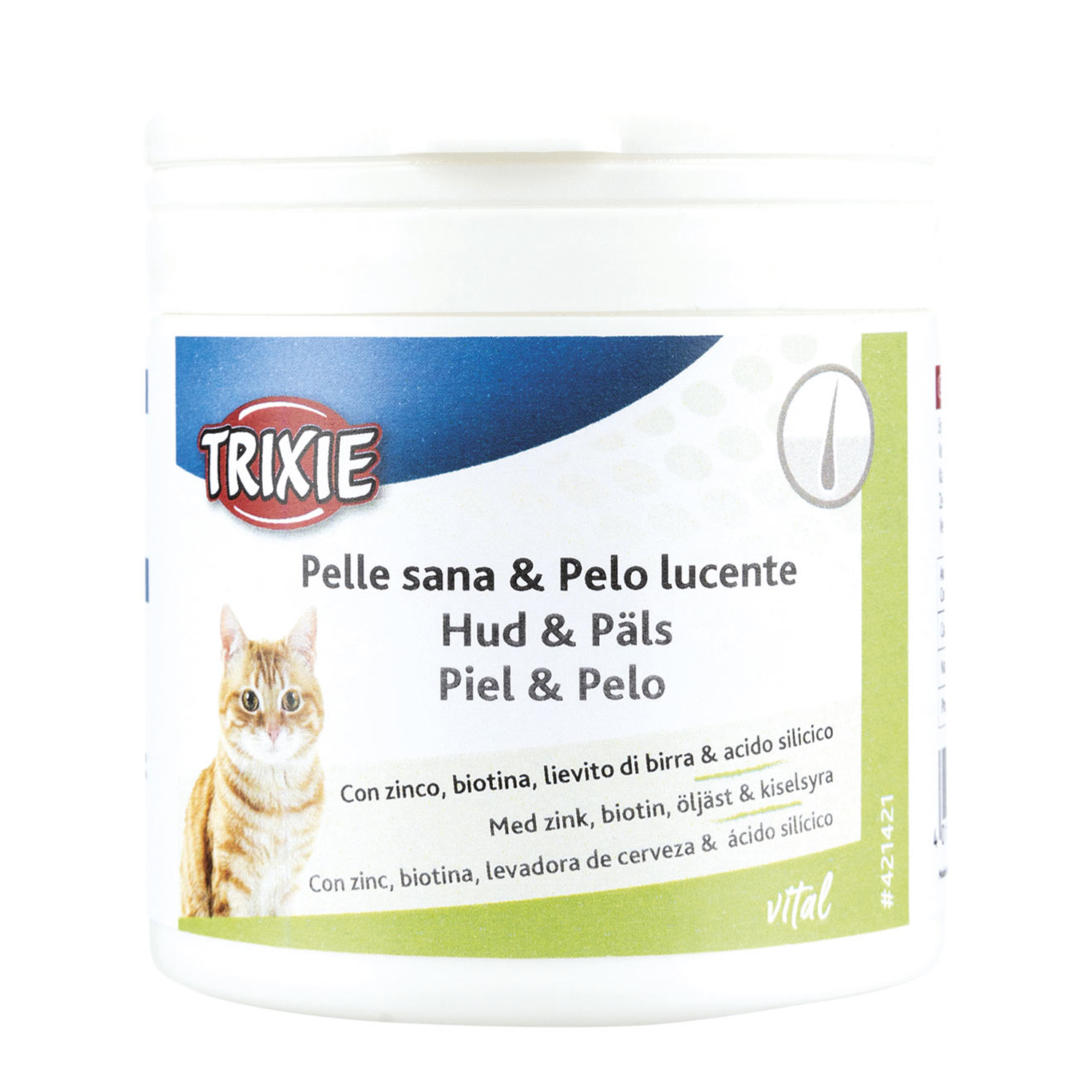 Piel y Pelo, Gato, En polvo, En IT/SW/E, 125 g