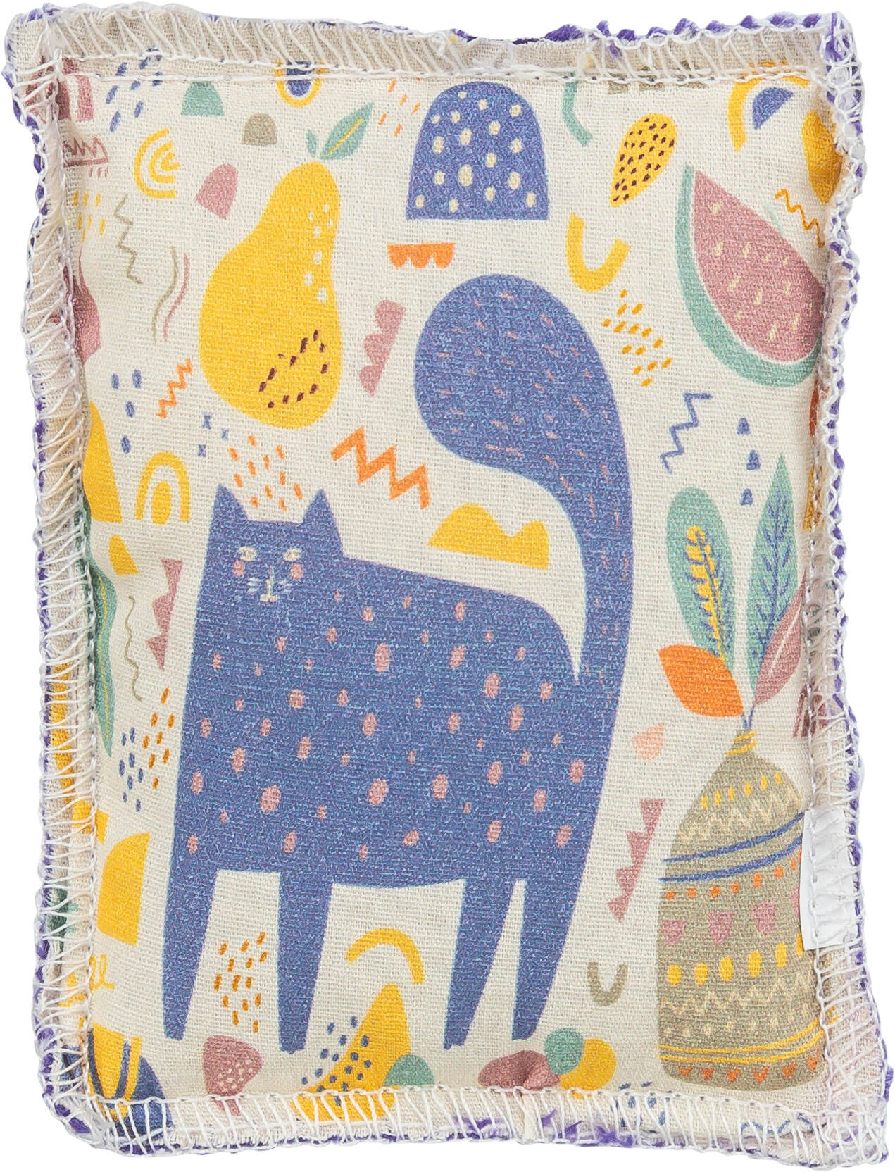 Cojín Gatos con Valeriana, 7 x 9 cm