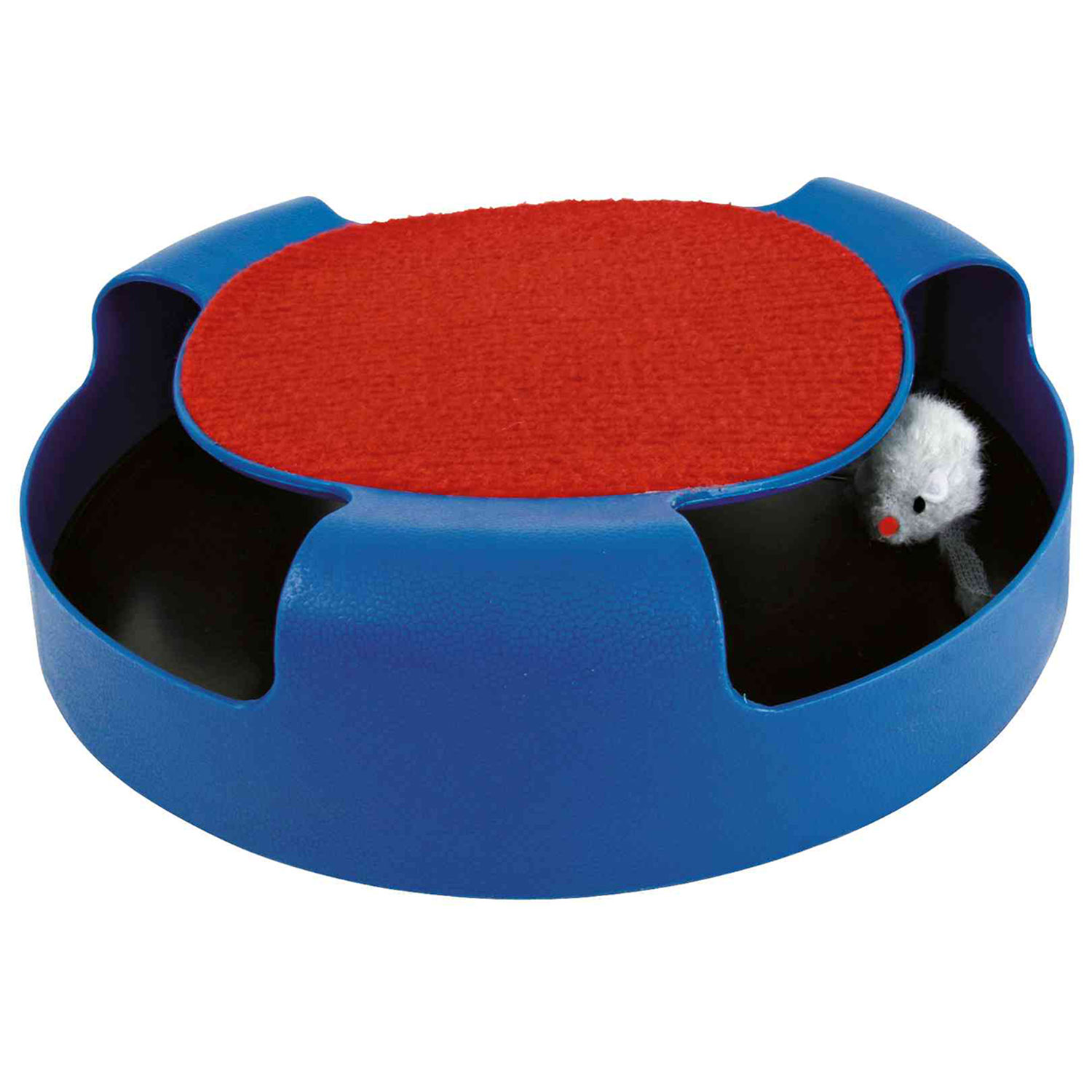 Plato Coge el Ratón, Ratón Peluche, ø25 x 6 cm