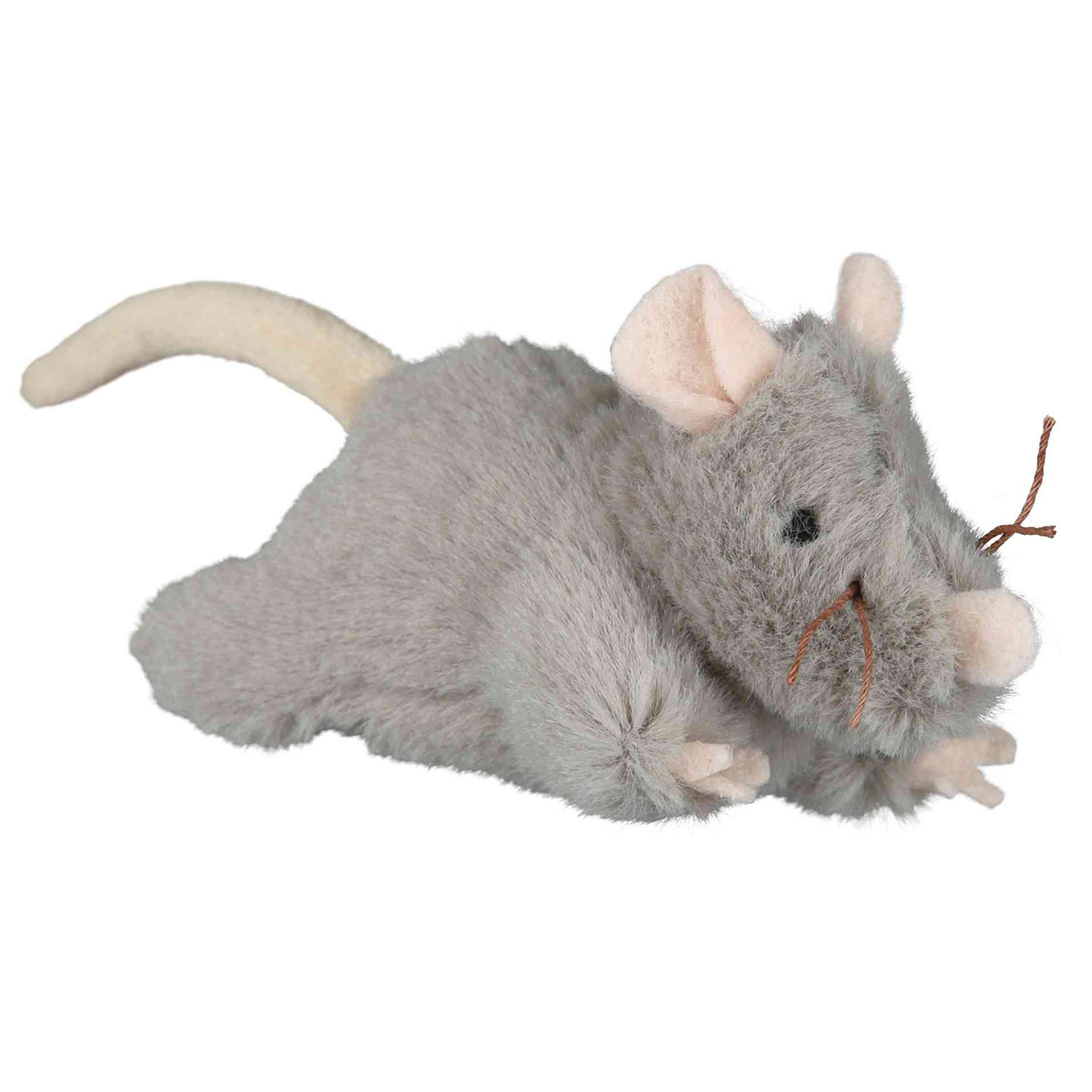 Ratón Peluche con Sonido, 15 cm