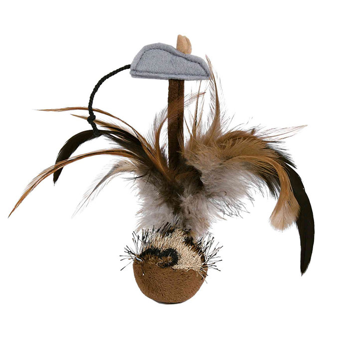 Bola con Plumas Siempre en Pie