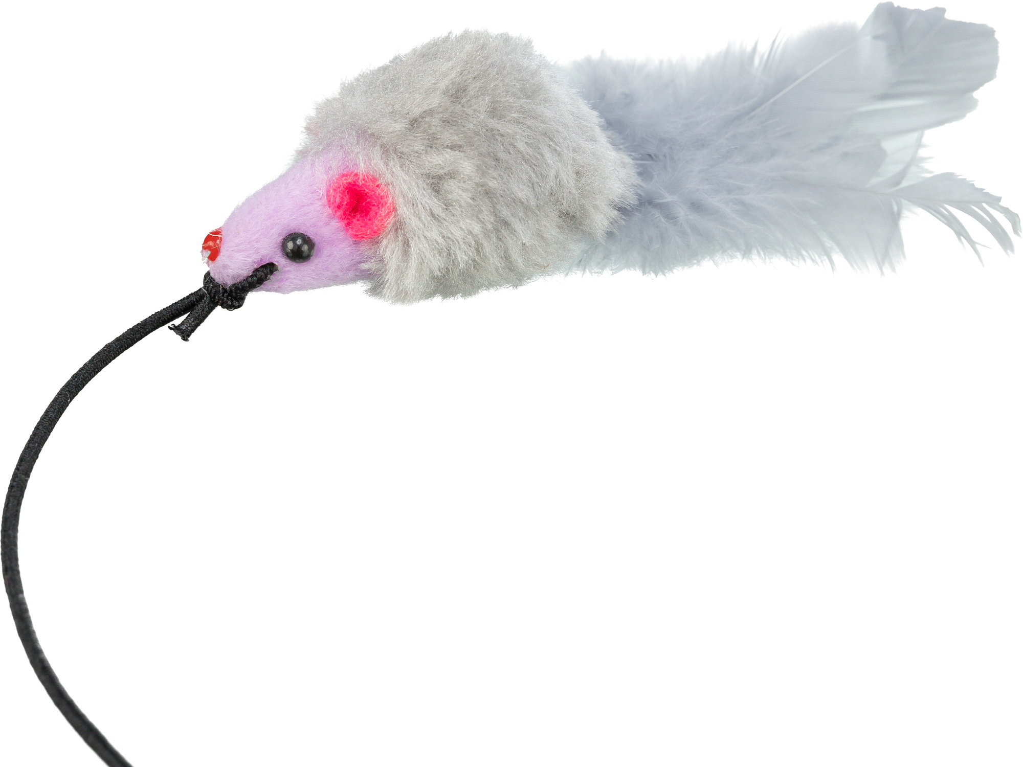 Pelota con Motor y Ratón cuerda/pluma, ø9 cm