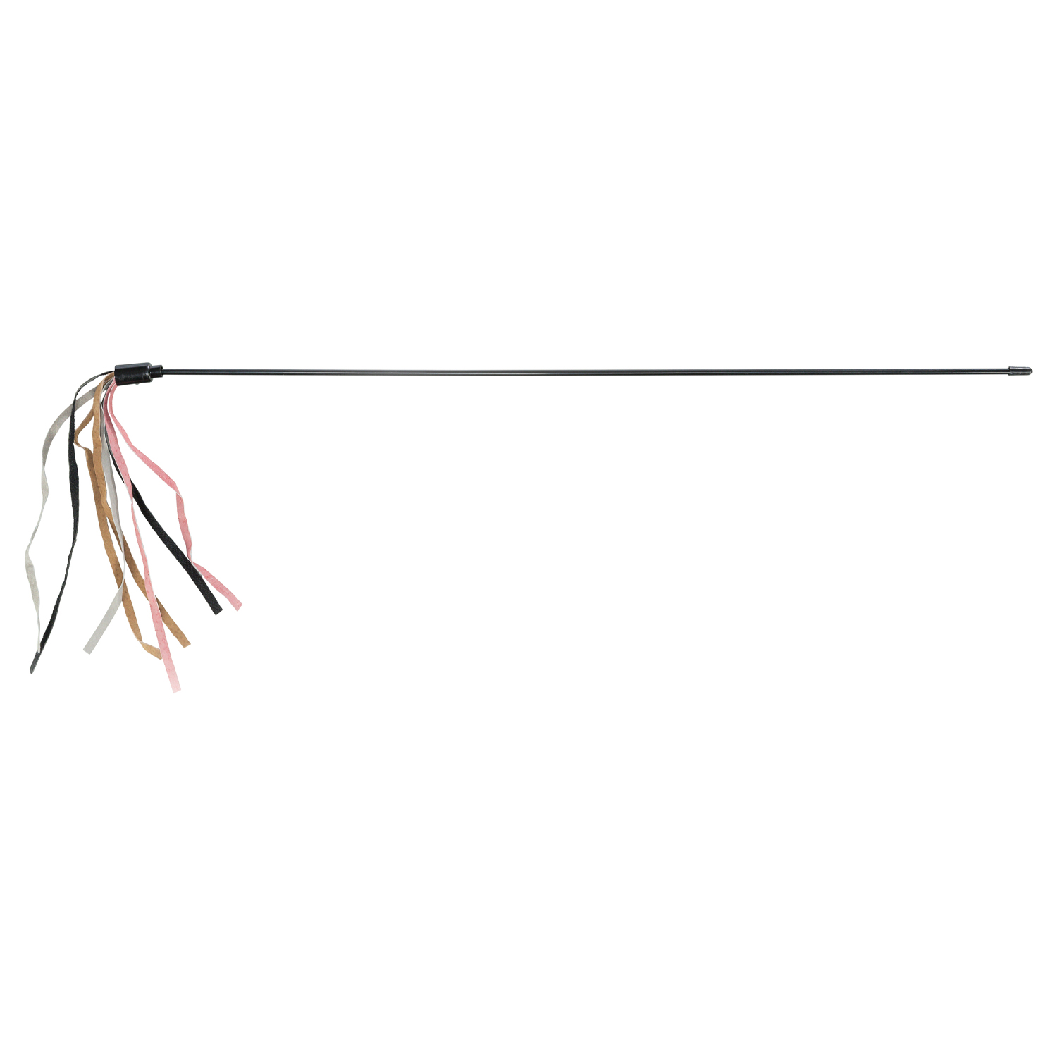 Varita de Juego, con Plumero de Cuero, 65 cm