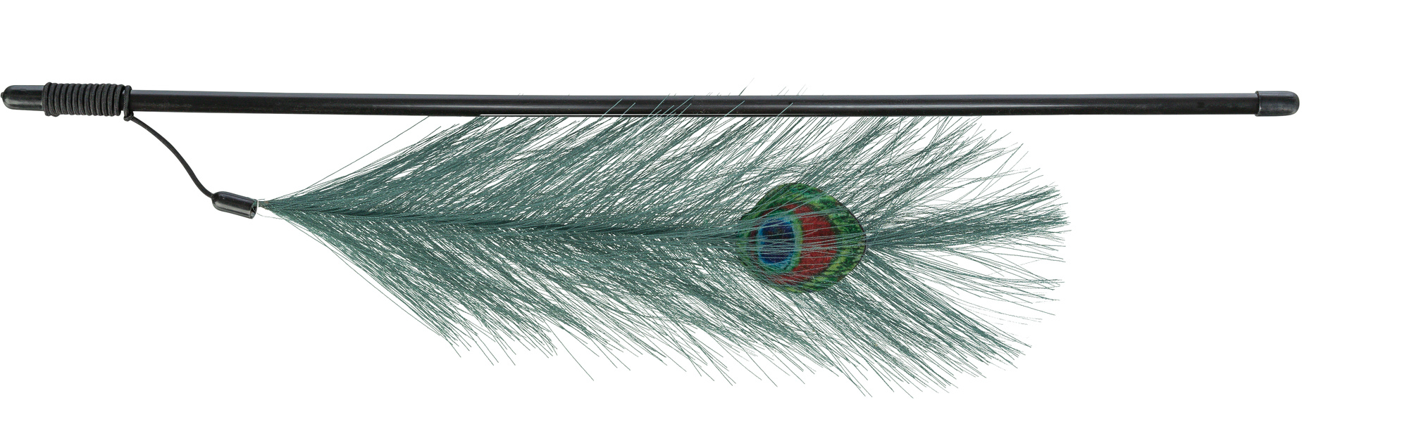 Varita Juego con pluma Pavo Real, 47 cm