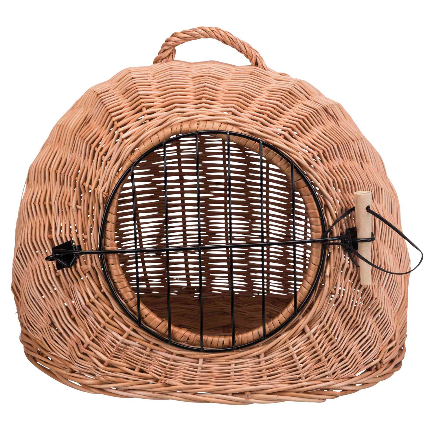 Cueva Mimbre Gatos-Perro pequeño, ø45 cm
