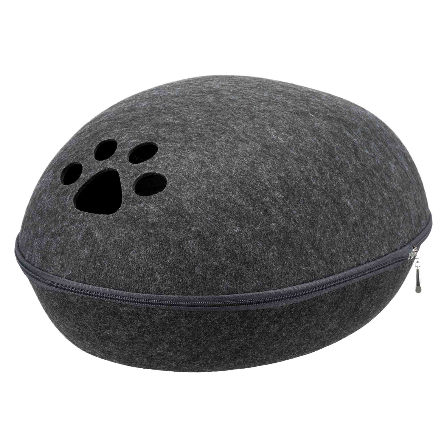 Cueva Suave Liva, Fieltro, 40 × 24 × 47 cm, Gris Oscuro