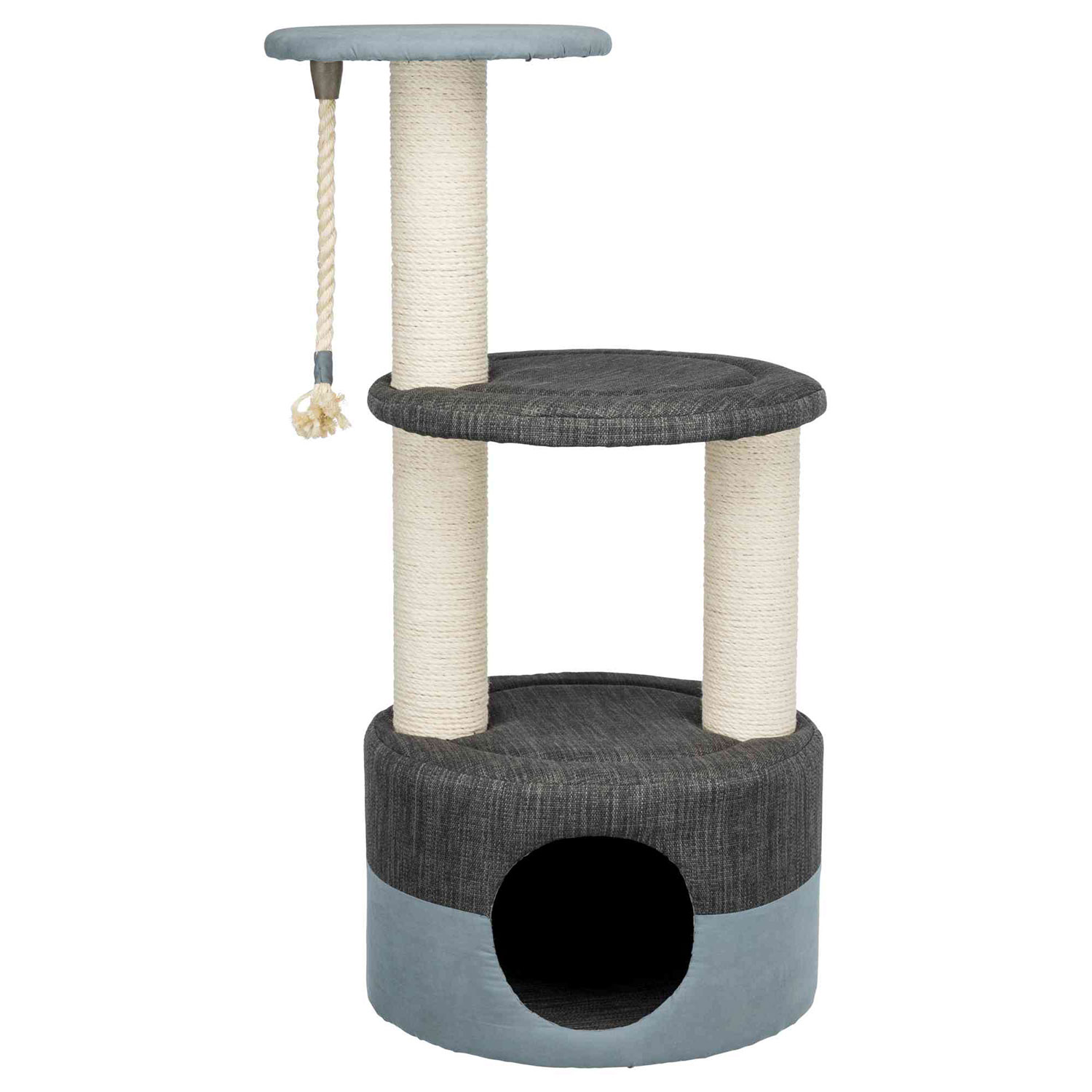 Poste Rascador Alejo, 89 cm, Azul-Gris