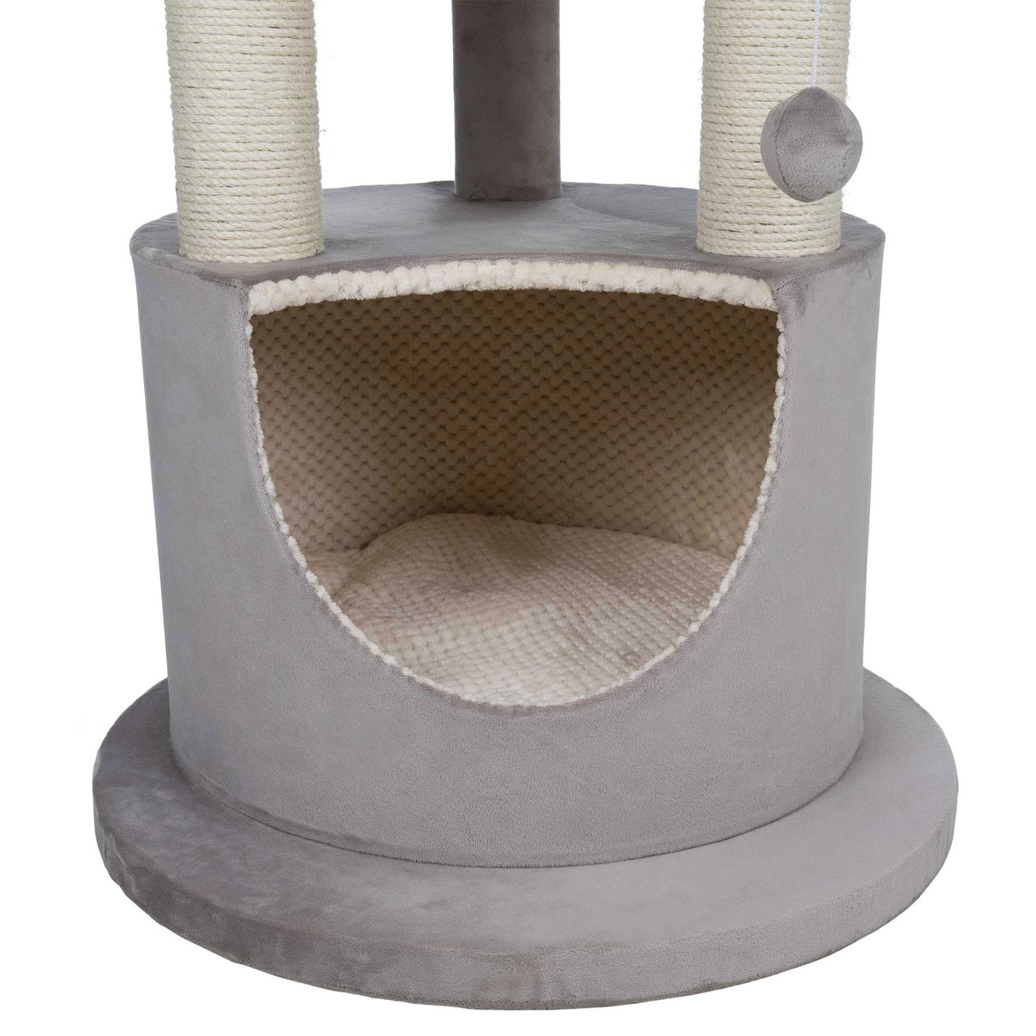 Árbol Rascador Lavinia, 138 cm, Capuchino-Crema
