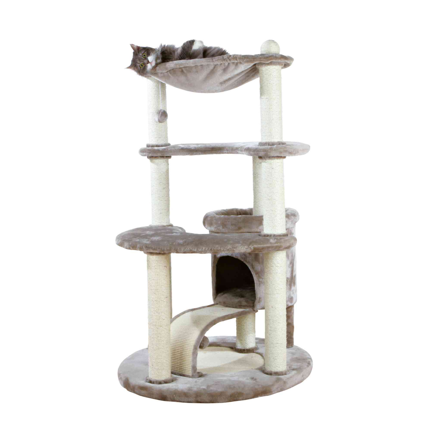 Poste Rascador Patricia, 140 cm, Gris Plata